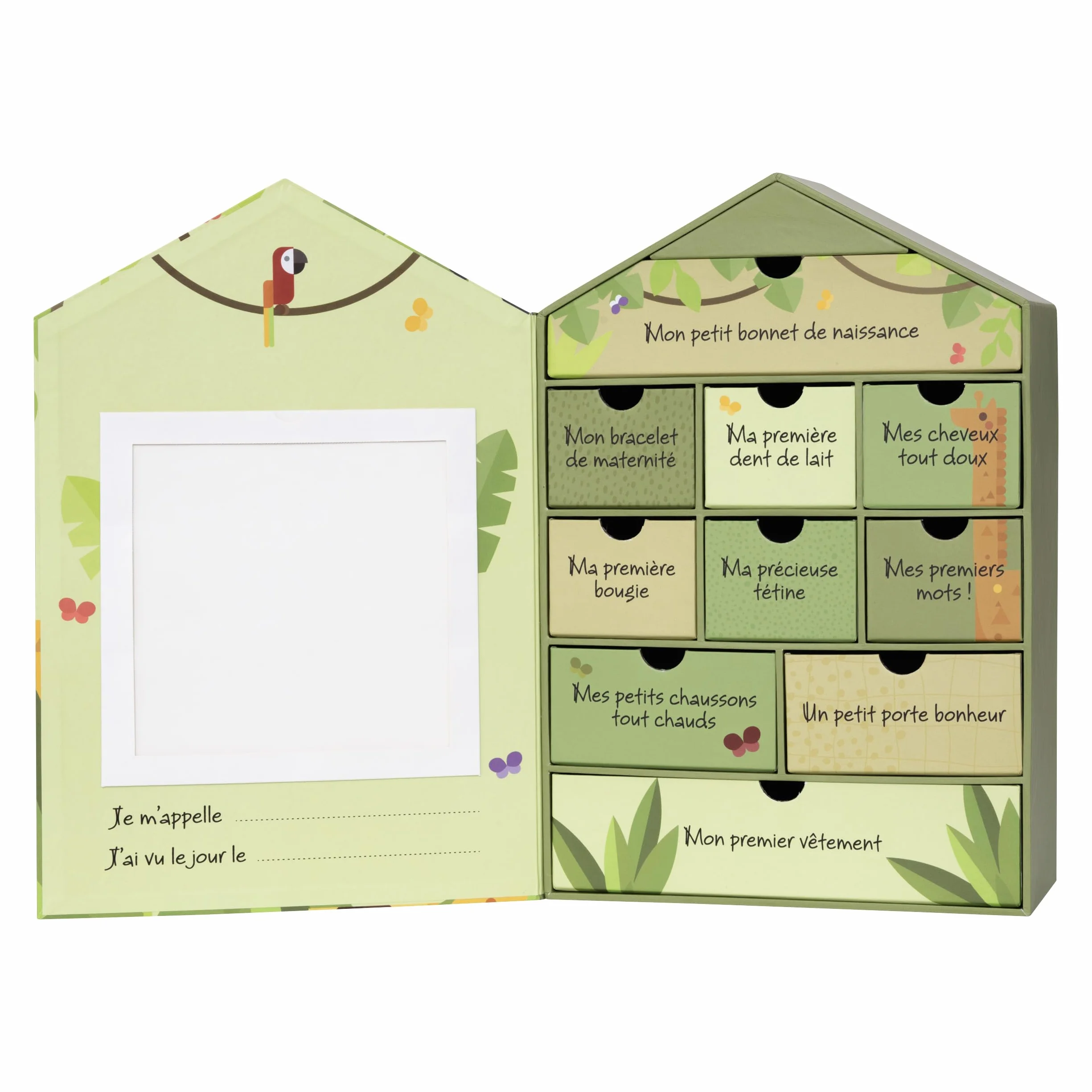 ATMOSPHERA CREATEUR D'INTERIEUR Coffret de Naissance Maison H30,5 cm Animaux
