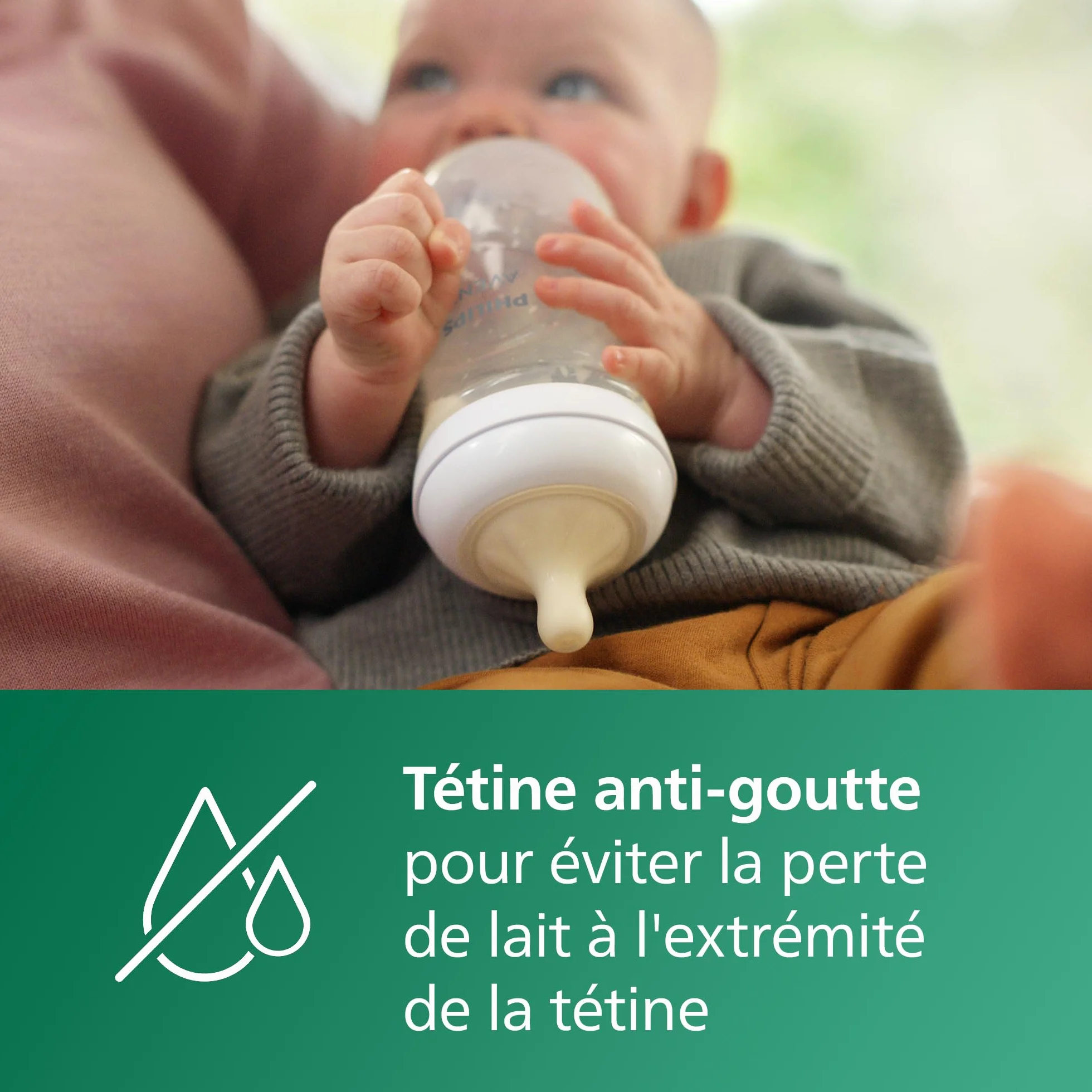 Philips Avent Natural Response Biberons en verre 240 ml lot de 2 SCY933/02