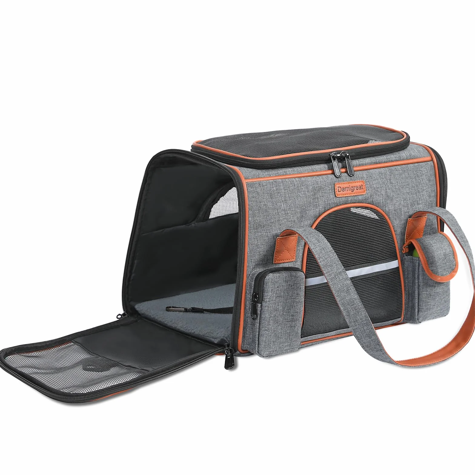 Sac de transport pliable pour chat, chien jusqu'à 7 kg, respirant, pour chiens de taille moyenne, petits chiens, chats, sac de transport pour chien