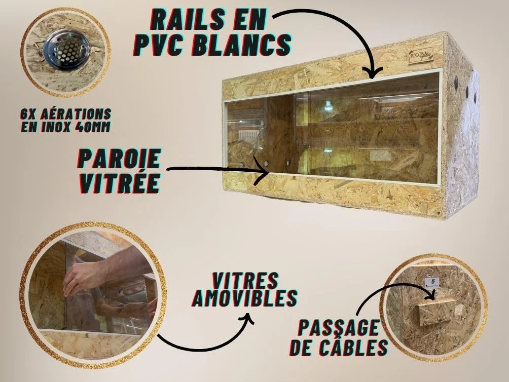 Terrarium OSB 3 120x60x60