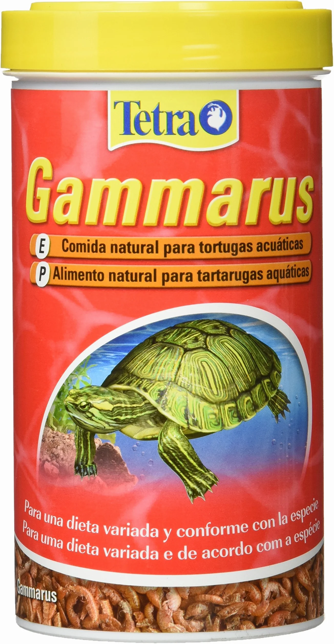 Tetra Gammarus Nourriture Naturelle pour Tortues Aquatiques aux Crevettes de Ruisseau Entiers 500 ML
