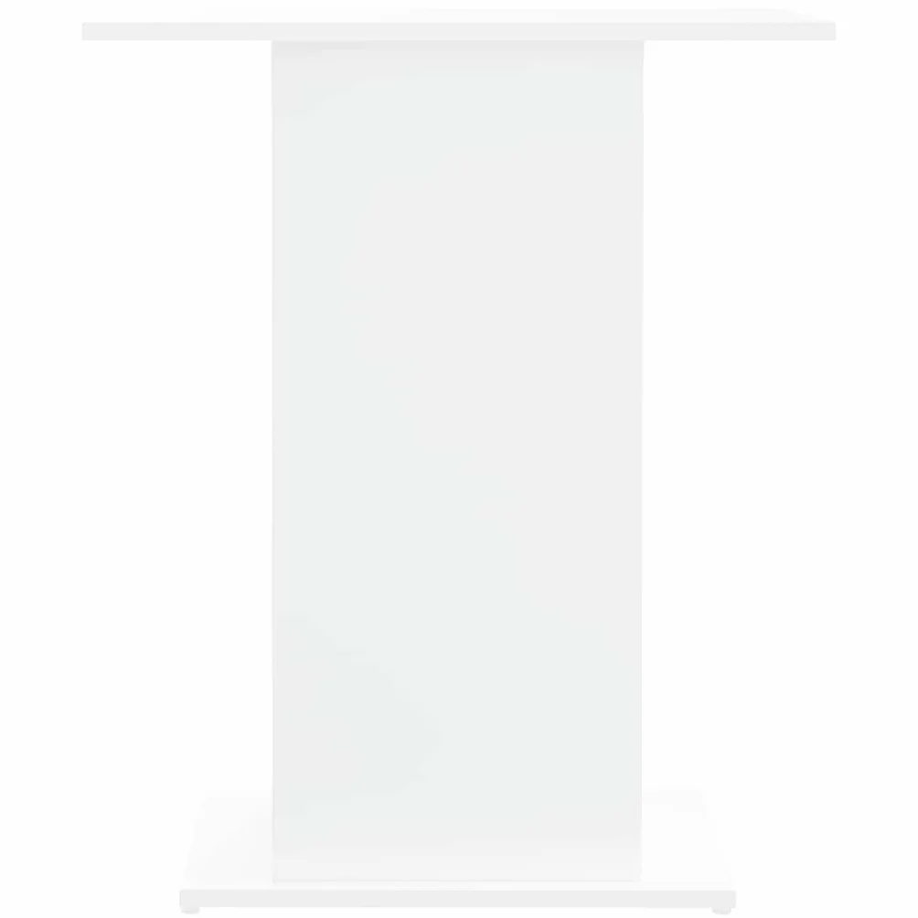 Support pour aquarium blanc 60,5x36x72,5 cm bois d'ingénierie