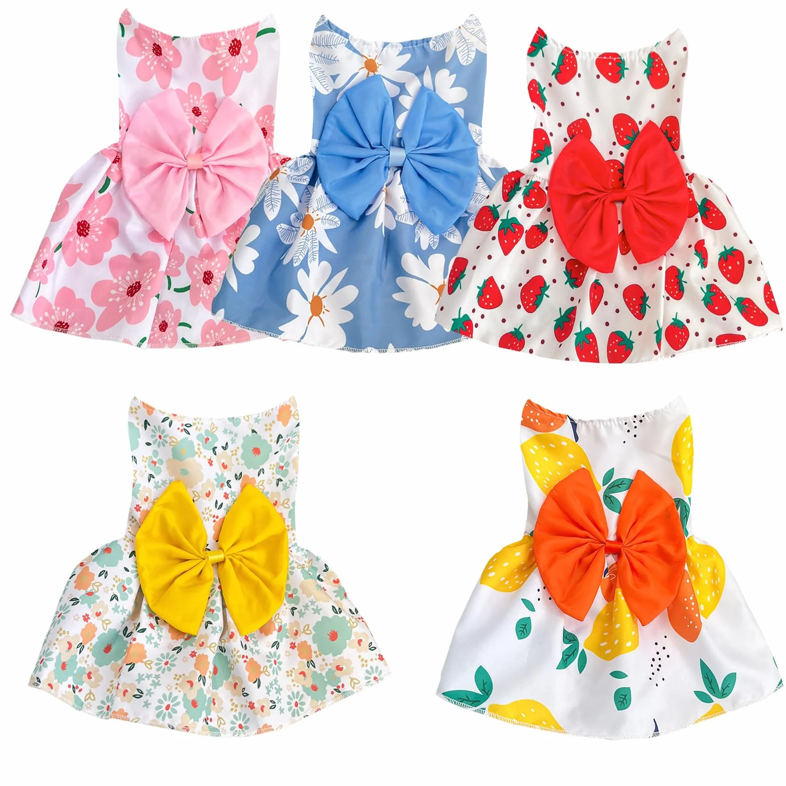 Robe pour Chien Petit Chien Robe Princesse Robe de Mariée Robe de Soirée Robe D'été Robe Courte Mignon Robe de Chiot pour Fille Chiot