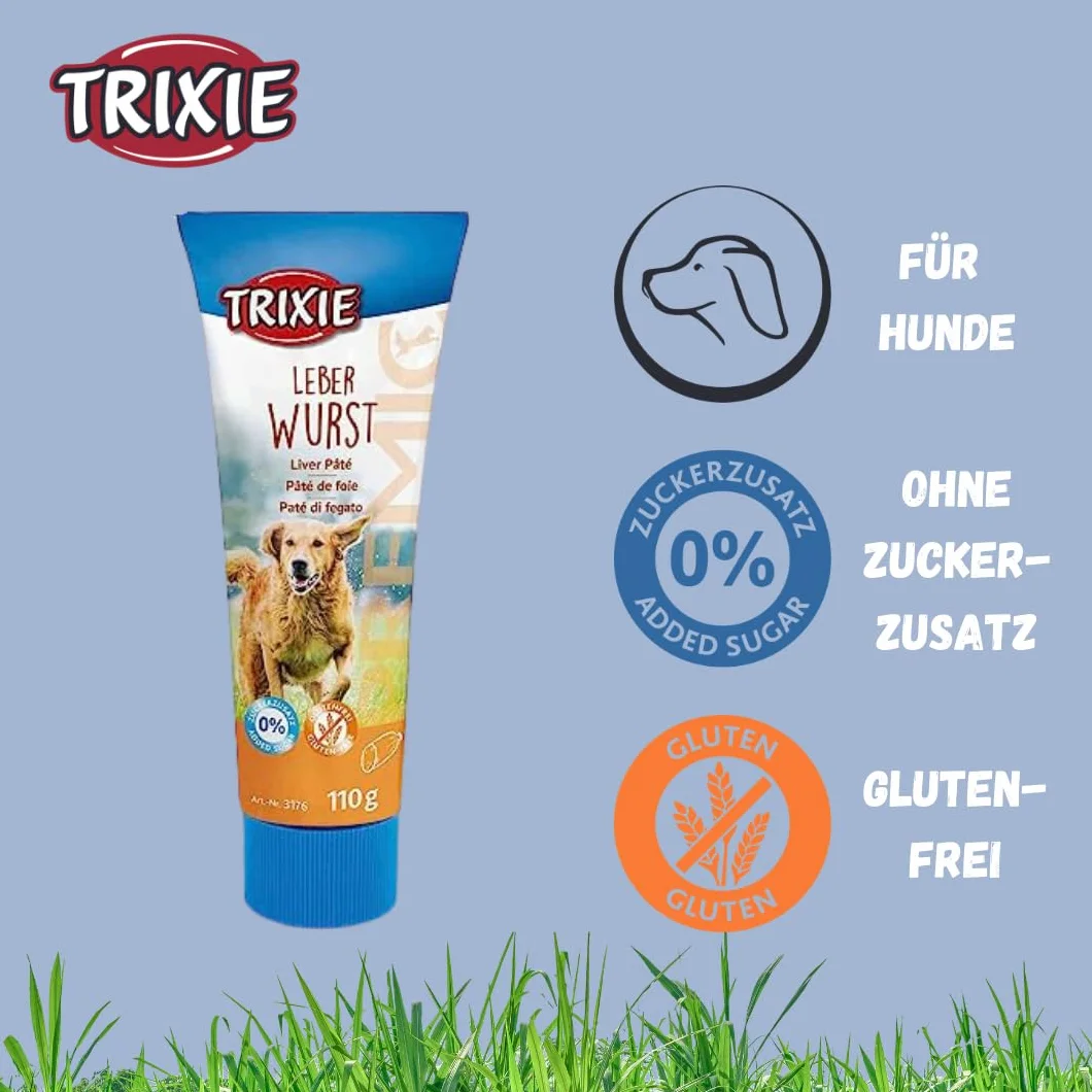 TRIXIE PREMIO saucisse de foie friandise pour chien 110 g sans céréales sans gluten sans sucre