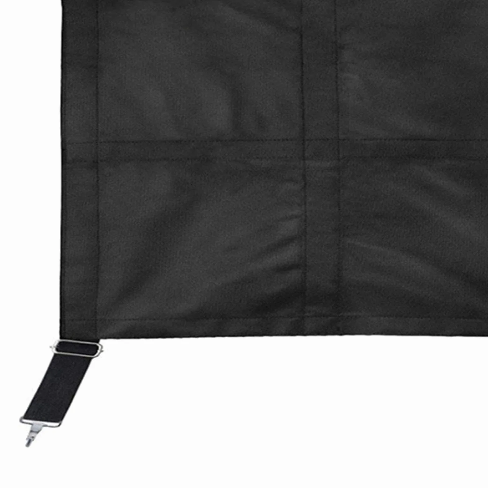 Barrière de Box pour Chevaux avec Crochets à Ressort Porte de Box en Maille Clôture Robuste