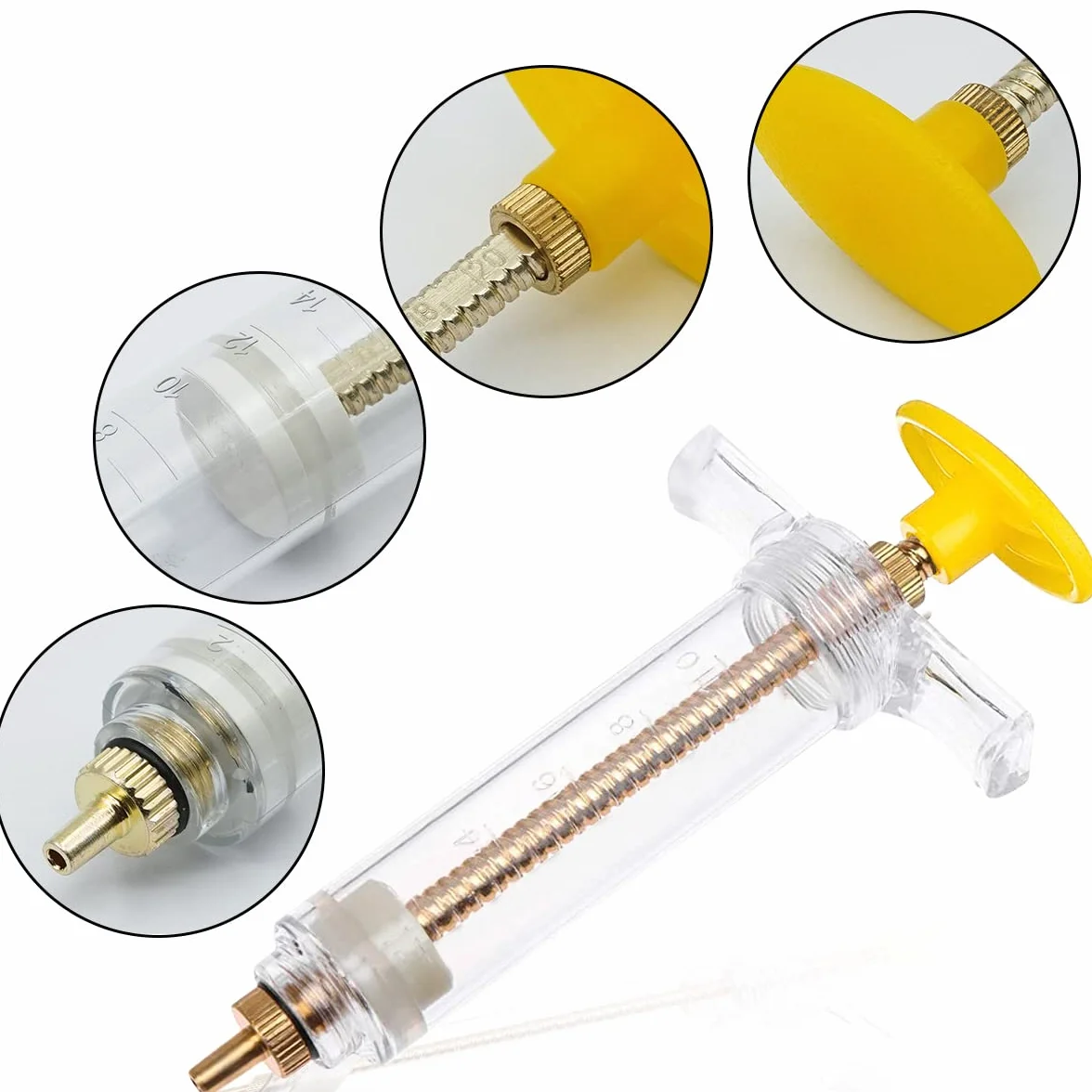 Lot de 3 Seringues d'alimentation pour Oiseaux 10ml 20ml 50ml pour Perruches Perroquets