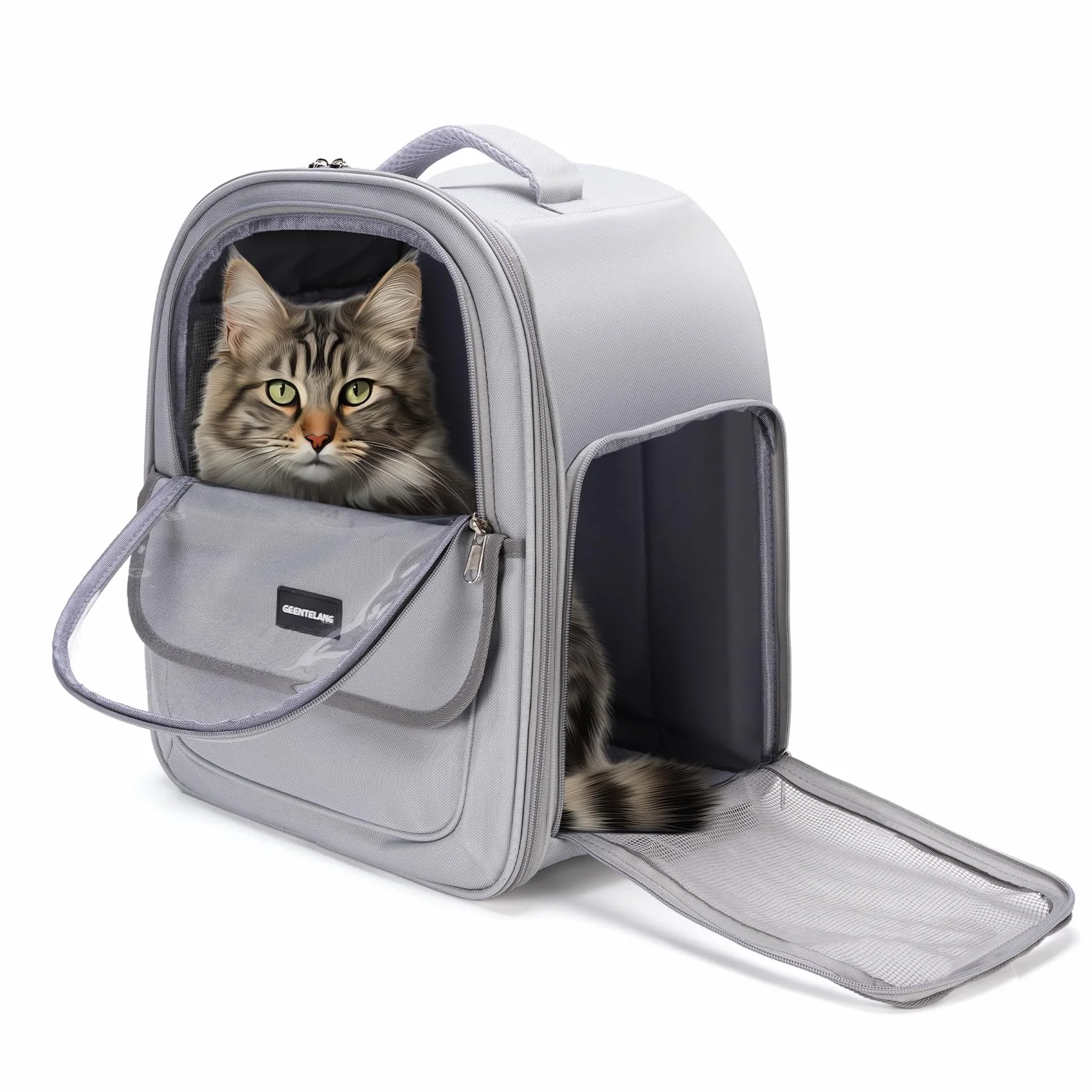 Sac à Dos Transport Chat Respirant Confortable Porte-Chat Bulle Fenêtre 7kg Voyage Randonnée