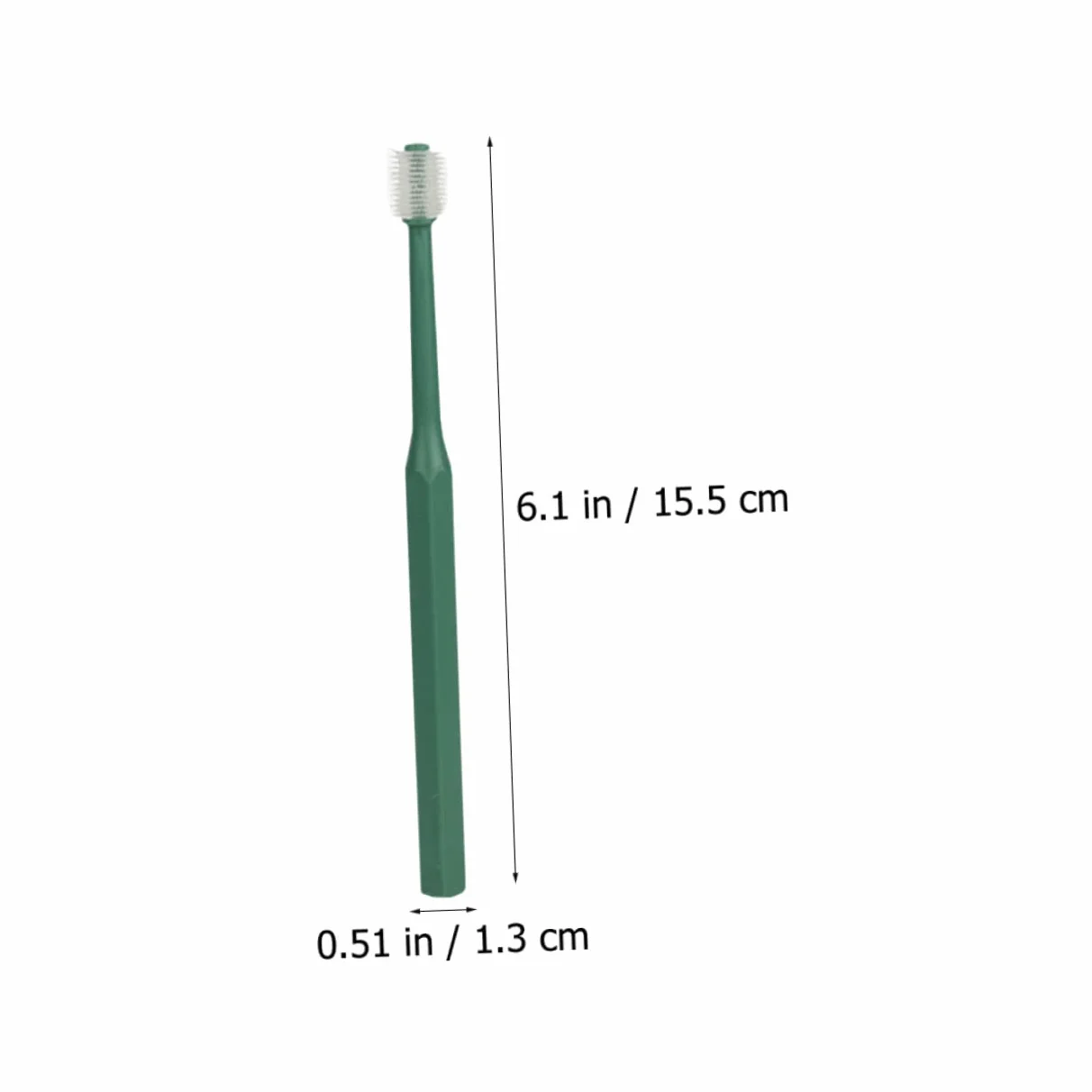 FRCOLOR 12pièces Kit De Brosses à Dents Pour Animaux Brosse à Dents Douce Pour Chiens Et Chats Nettoyage Oral Ergonomique Et Pratique Degrés Couleur Verte Et Blanche