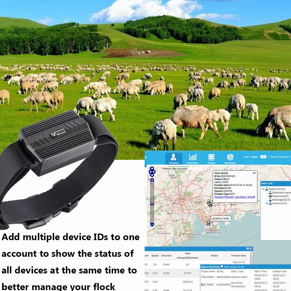 TKMARS Traceur GPS 4G pour Bétail, Localisateur GPS sans Abonnement | Suivi en Temps Réel, Clôture Virtuelle, Longue Autonomie, Étanche IP65, pour Vaches, Chevaux, Moutons et Grands Chiens