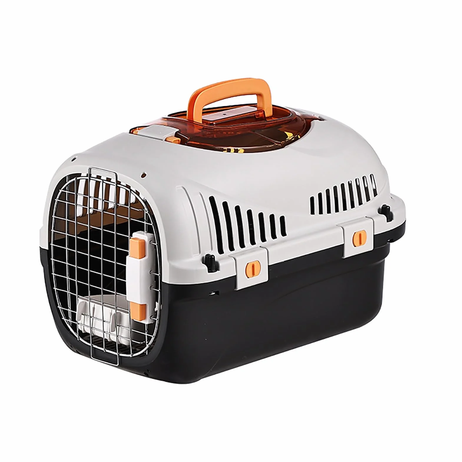 Transporteur Léger pour Animaux Caisse de Transport Rigide pour Chats/Chiens Cage de Voyage Conforme aux Compagnies Aériennes Noir