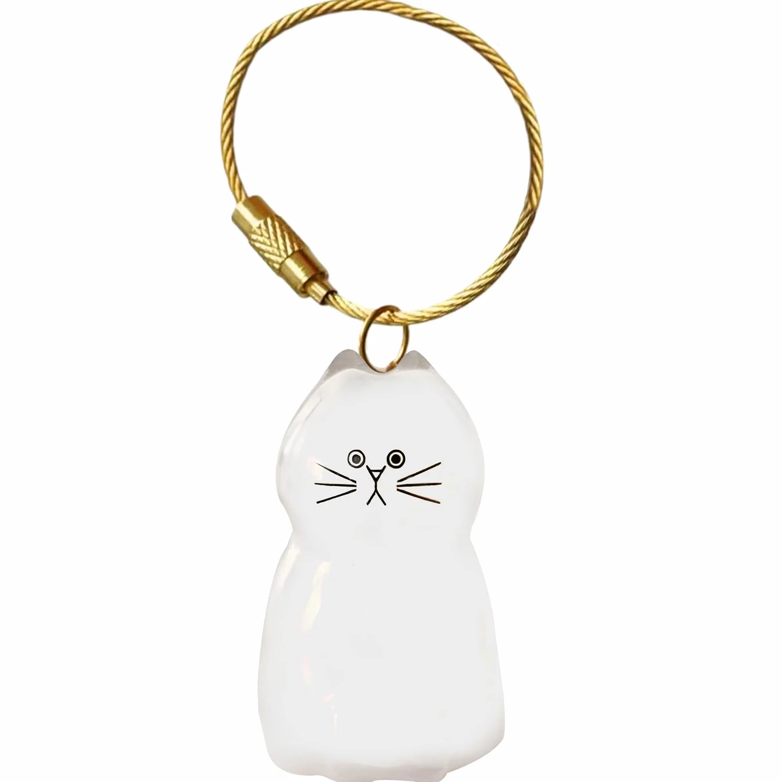 Bouteille de rangement poils chat porte-clés récupération poils chien transparent portable