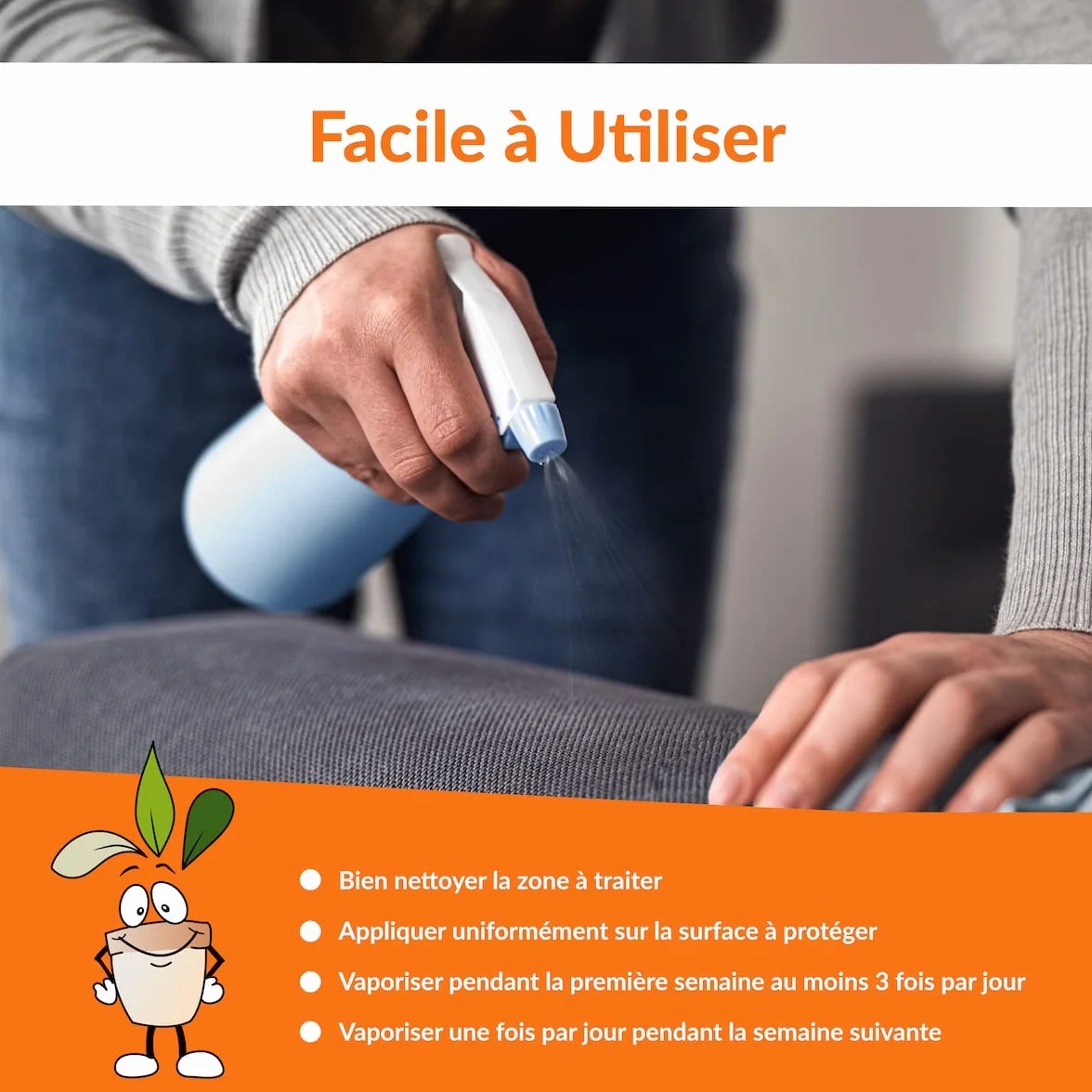 Désodorisant pour Chats 750 ML Spray Répulsif Végétal à Base de Thym Dissuasif pour Chats Intérieurs Extérieurs