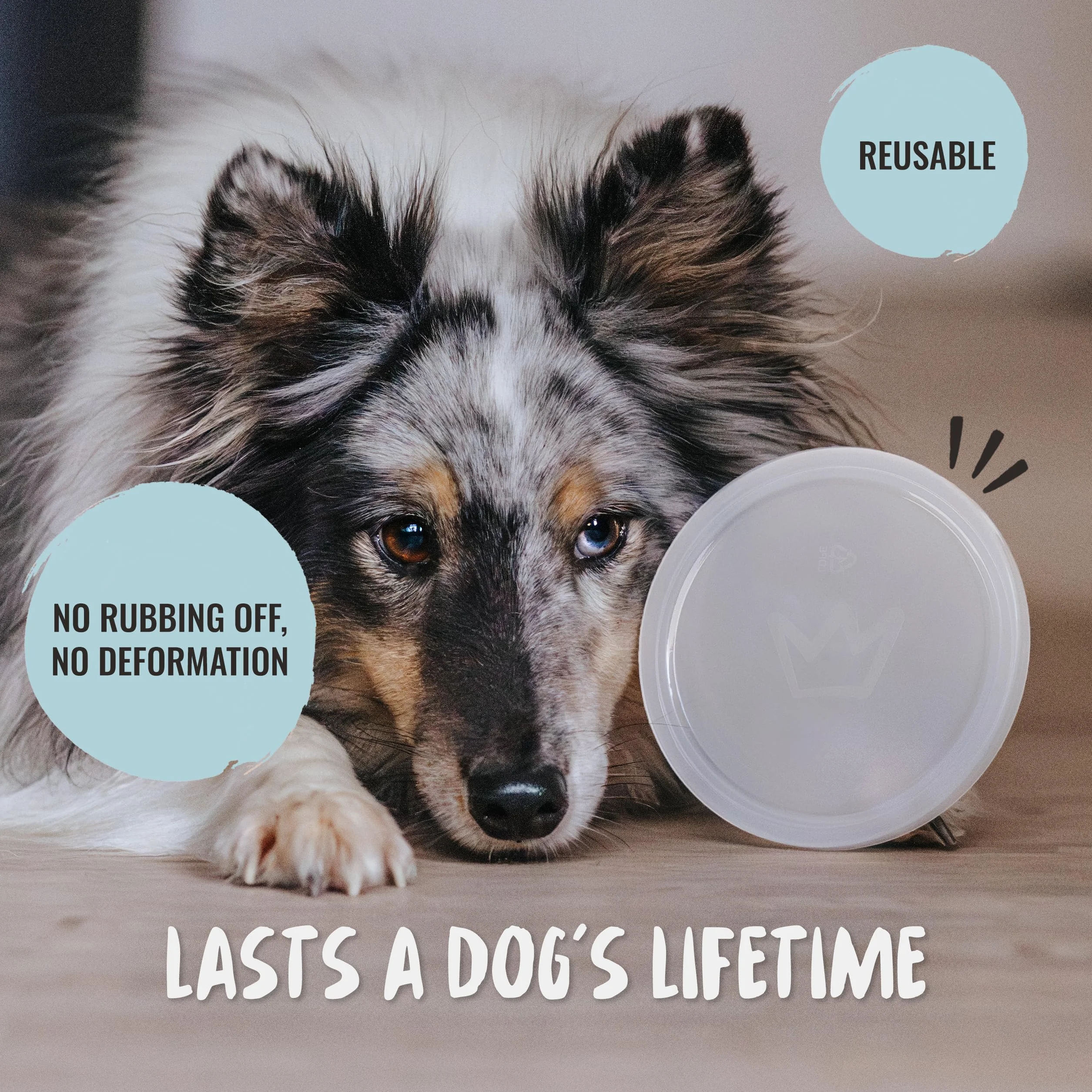 Rudelkönig Couvercle Conserve Silicone Alimentaire 3 Pièces Conservation Aliments Chiens