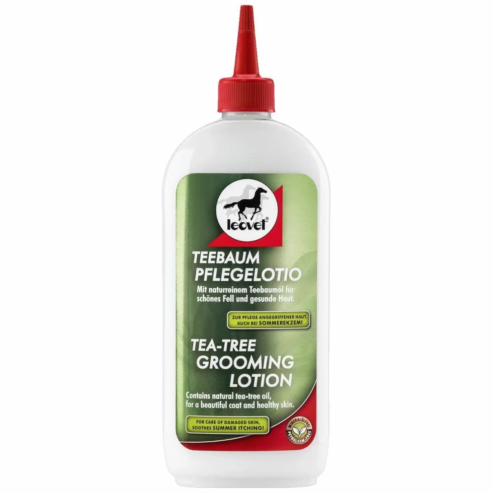Leovet Lotio de soin de l'arbre à thé 500 ml soin peau chevaux démangeaisons