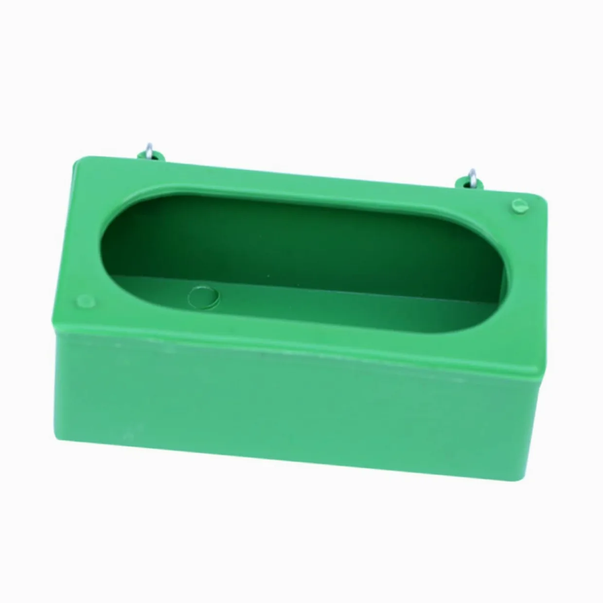 Mangeoire à Pigeons Plastique Vert Anti-éclaboussures, Lot de 10 | Facile à Remplir Nettoyer, Usage Maison ou Boutique, pour Calopsitte et Oiseau de Compagnie