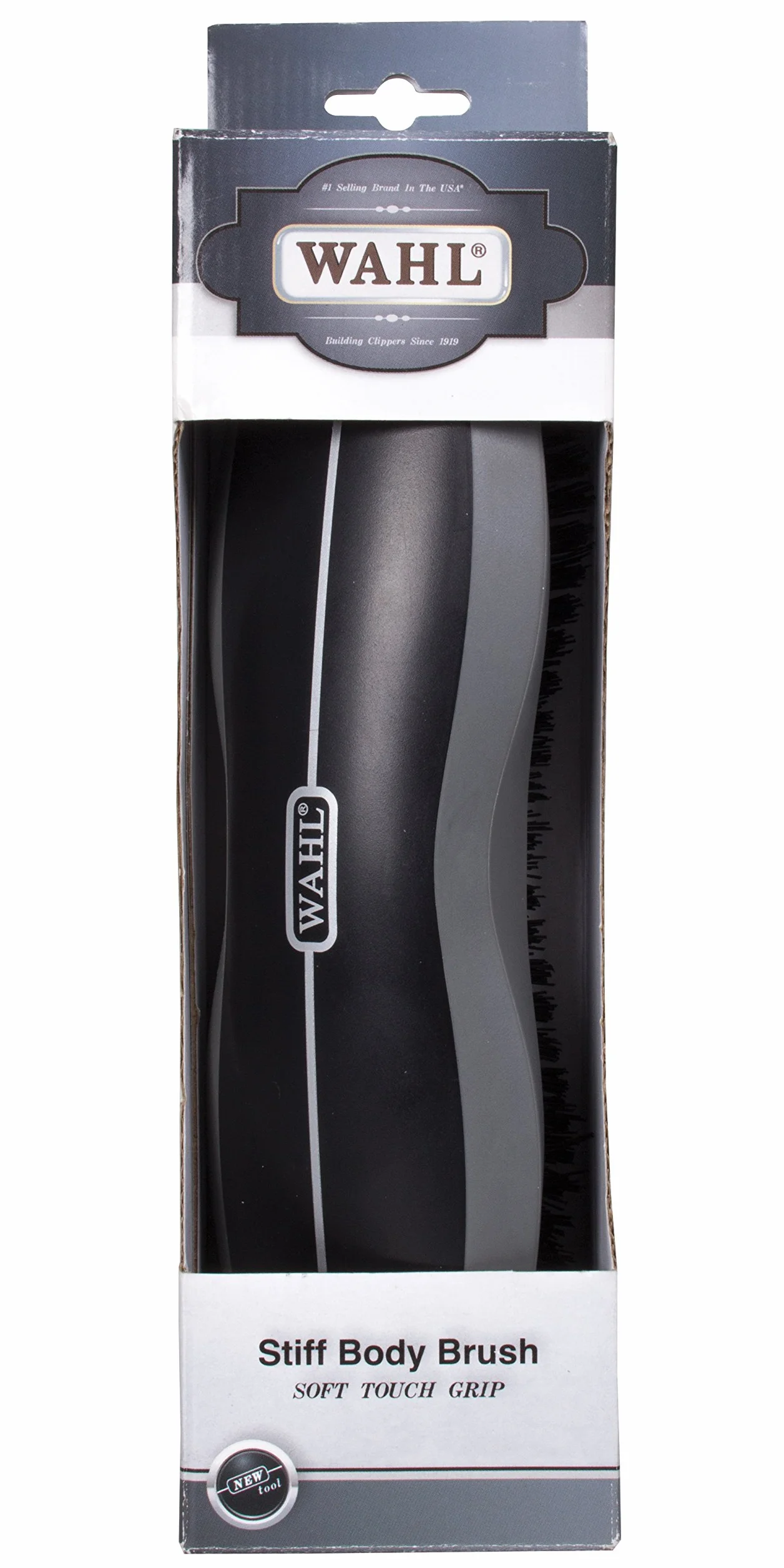Wahl Brosse de Toilettage Rigide pour Cheval Poils Rigides Soin des Chevaux