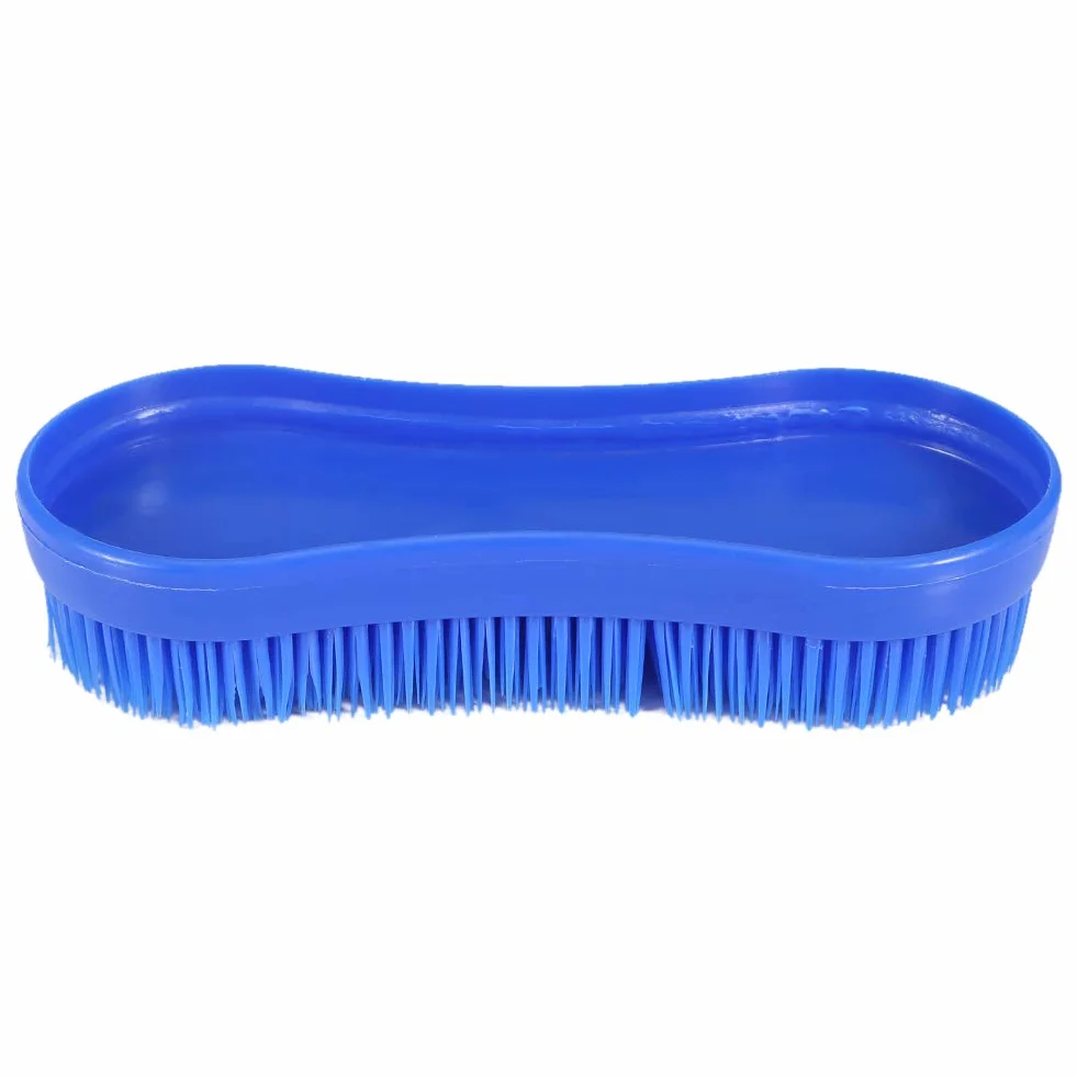 CHICIRIS Brosse de Nettoyage en Silicone pour Chevaux, Outil de Toilettage équestre, Légère et Portable