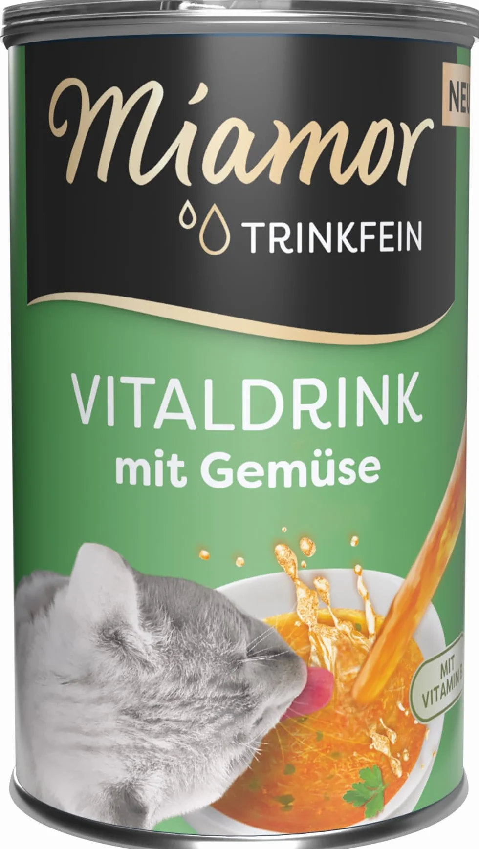 Miamor Vitaldrink Boisson pour Chats Adultes Complément Alimentaire 24 x 135 ML
