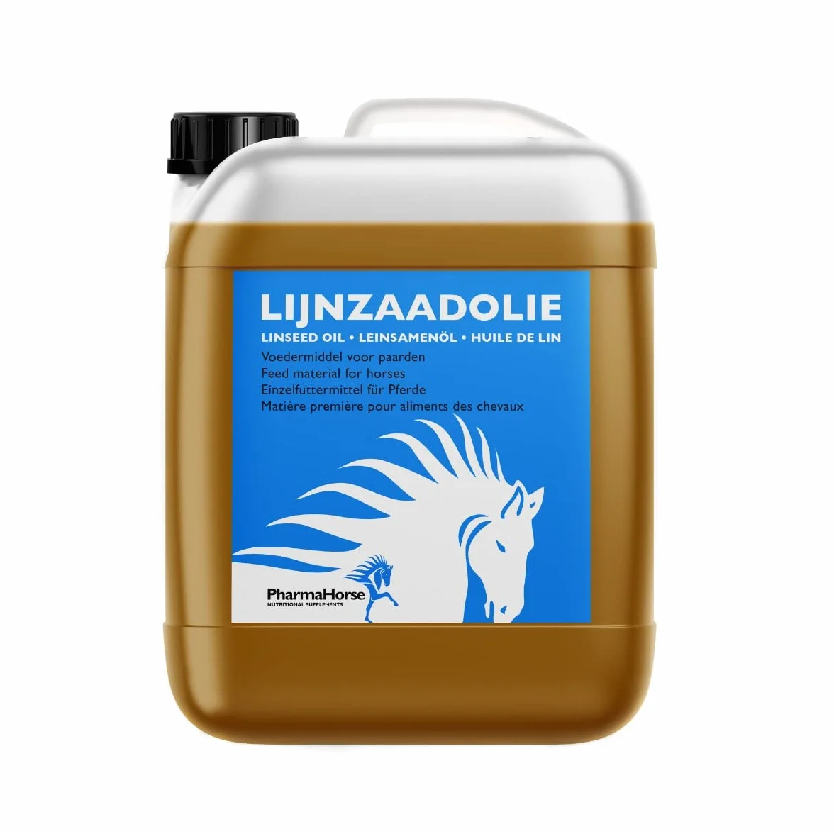 PharmaHorse Huile de Lin Cheval 2.5L Complément Alimentaire Fonction Digestive