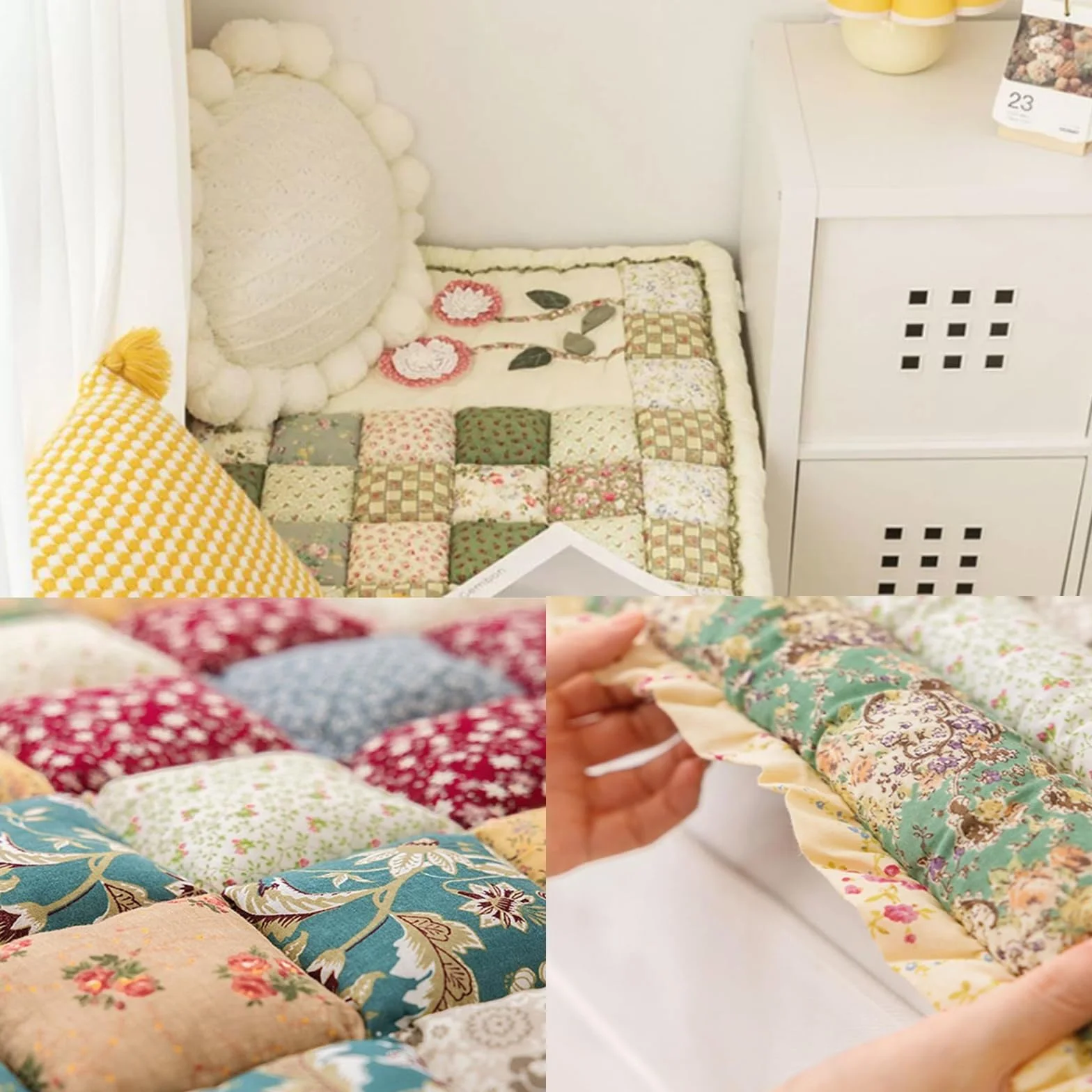 TaLcuS Funny Fuzzy Dog Quilted Sofa Cover Couch Cover Garden Chic Cotton Protective 70x150cm
