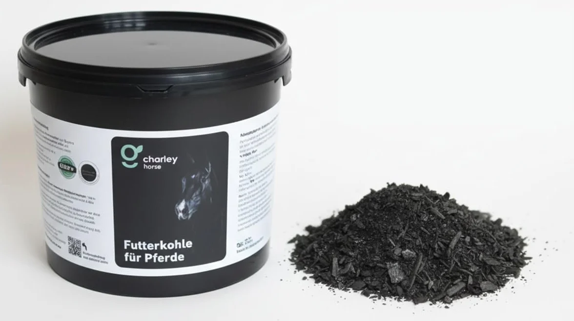 Charbon d'alimentation pour chevaux - Seau de 5 L - Aide naturelle pour coliques et digestion saine