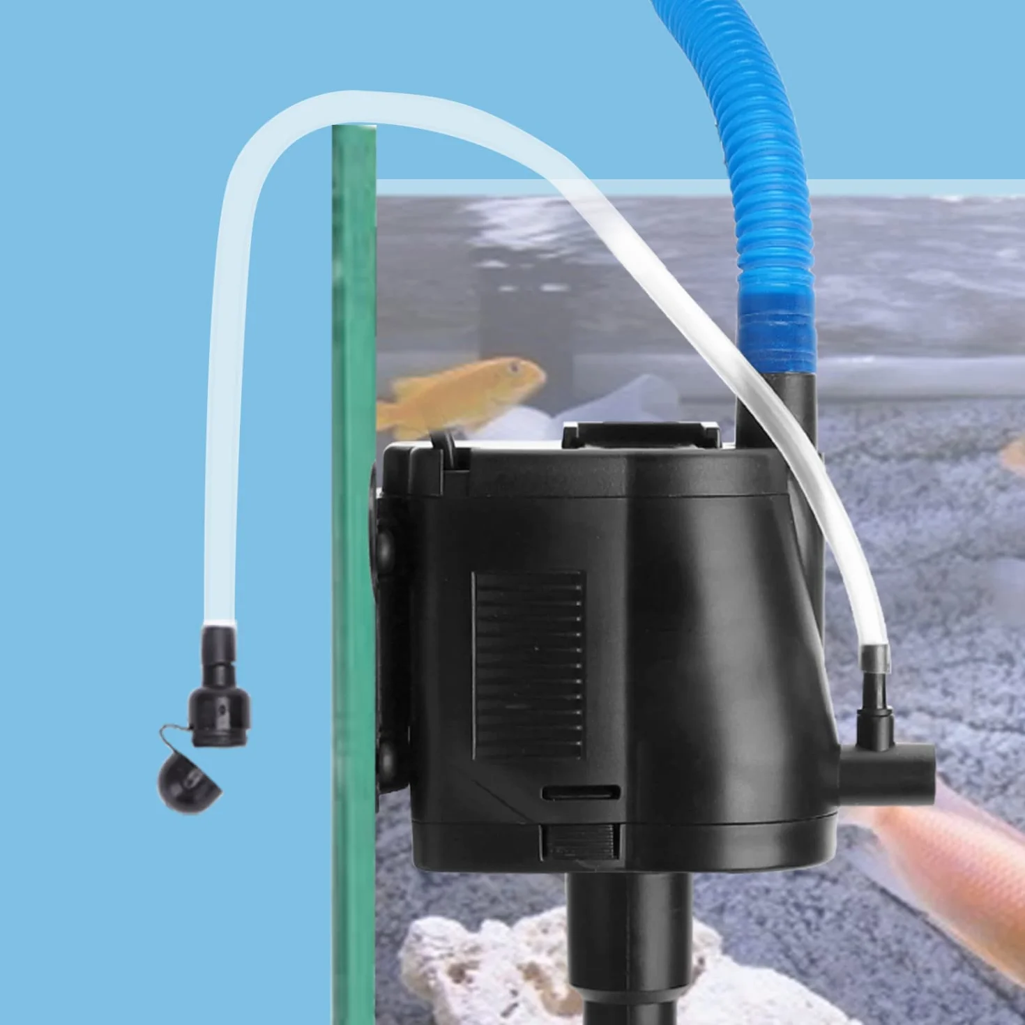 Tube en Silicone Non Toxique 6 mm x 20 Mètres pour Tuyau d'air, Réservoir et Aquarium