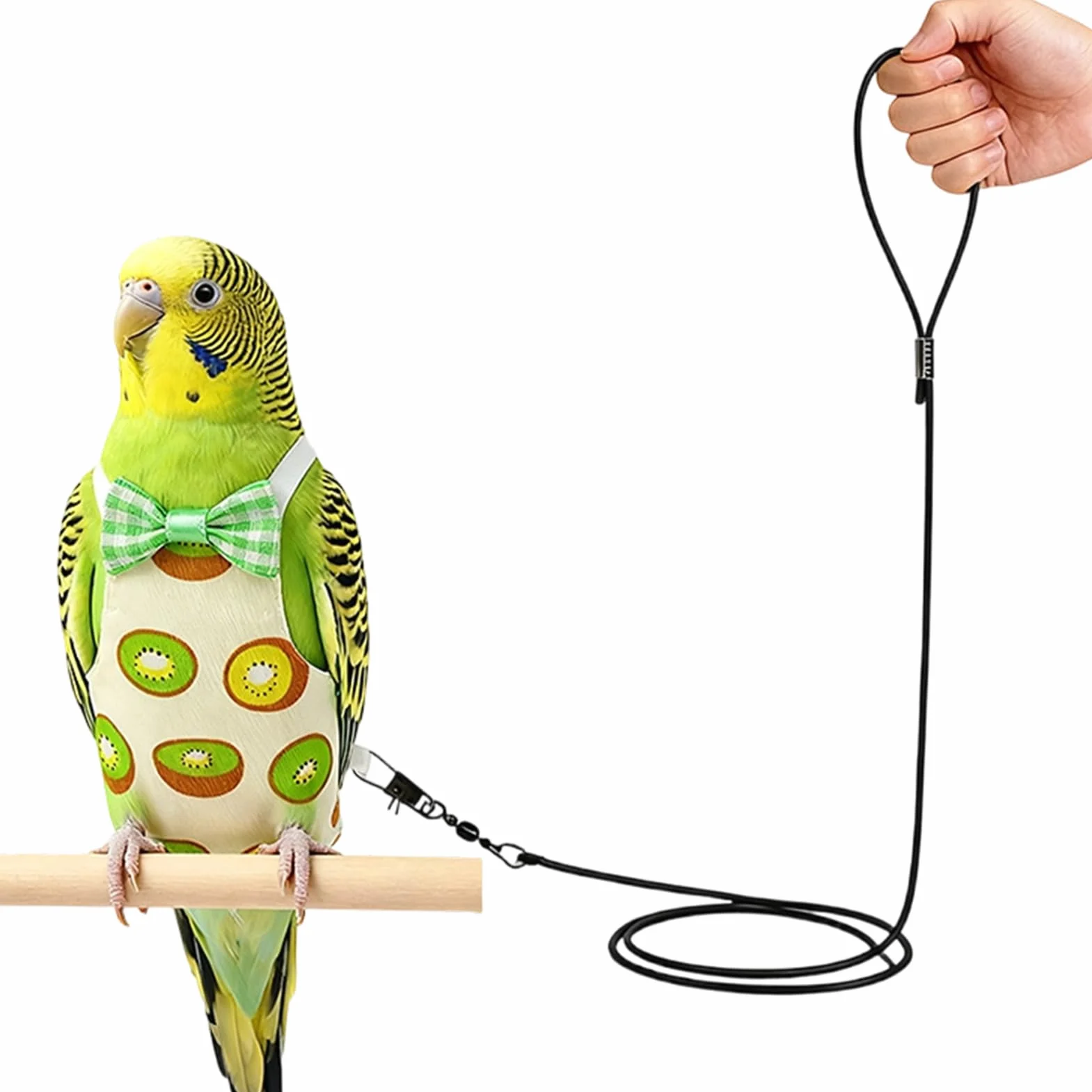 Harnais à couches pour oiseaux confortable respirant corde entraînement perroquet aras moineaux perruches inséparables calopsittes