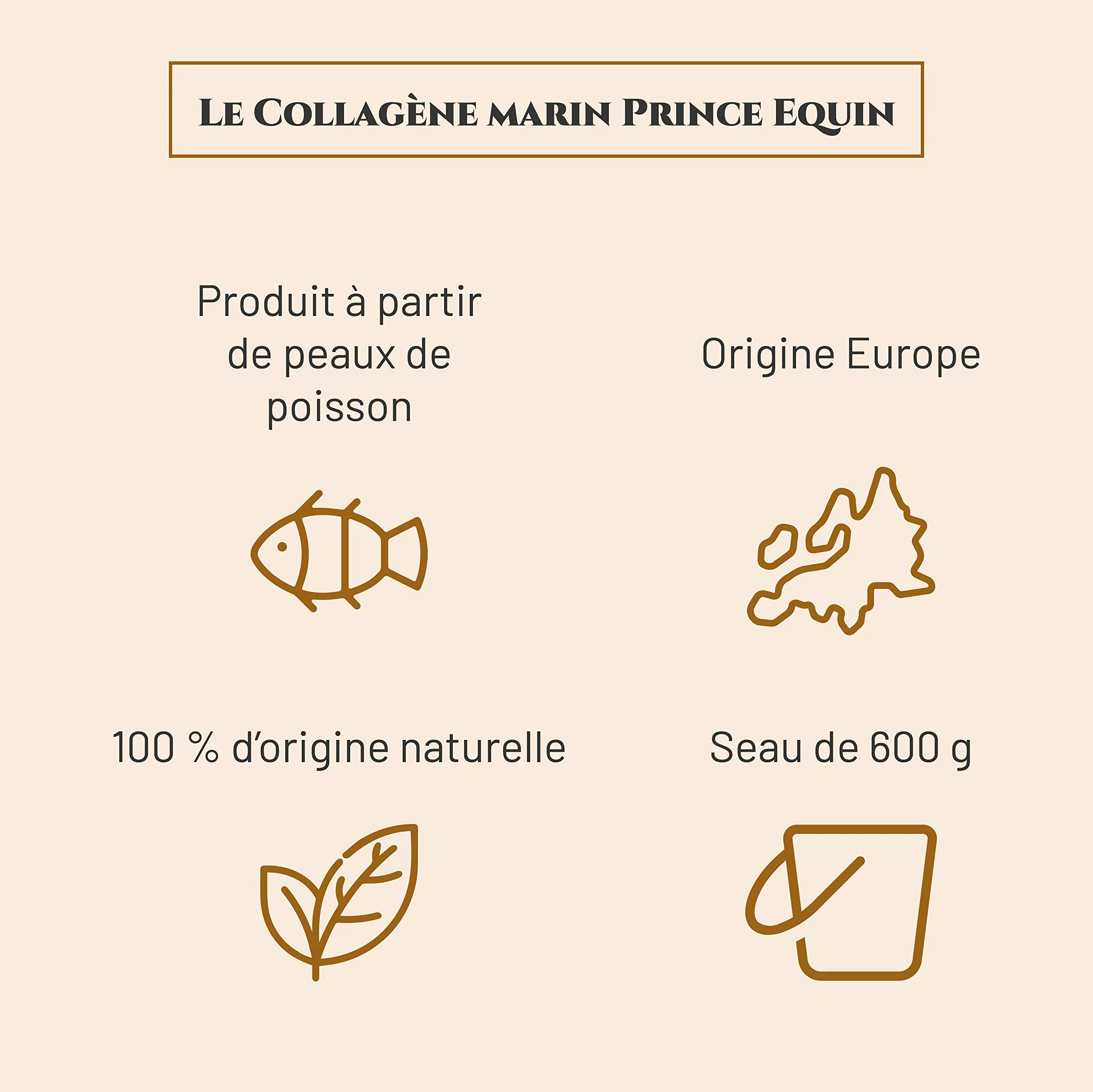 COLLAGÈNE Marin Complément nutritionnel Cheval Seau 600 g Souplesse articulations Soutien tendons