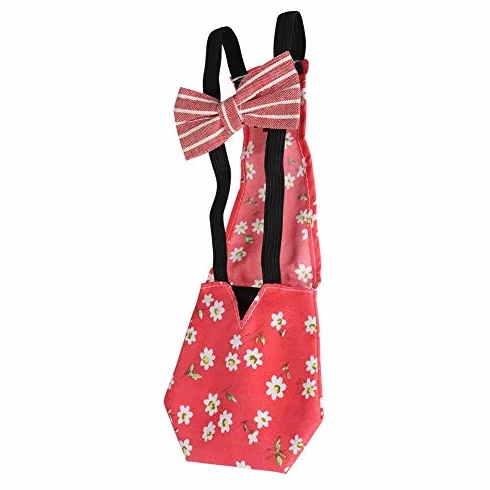 Couche Réglable pour Volaille Vêtement Protection Poule Oie Canard Pigeon Taille M Rouge