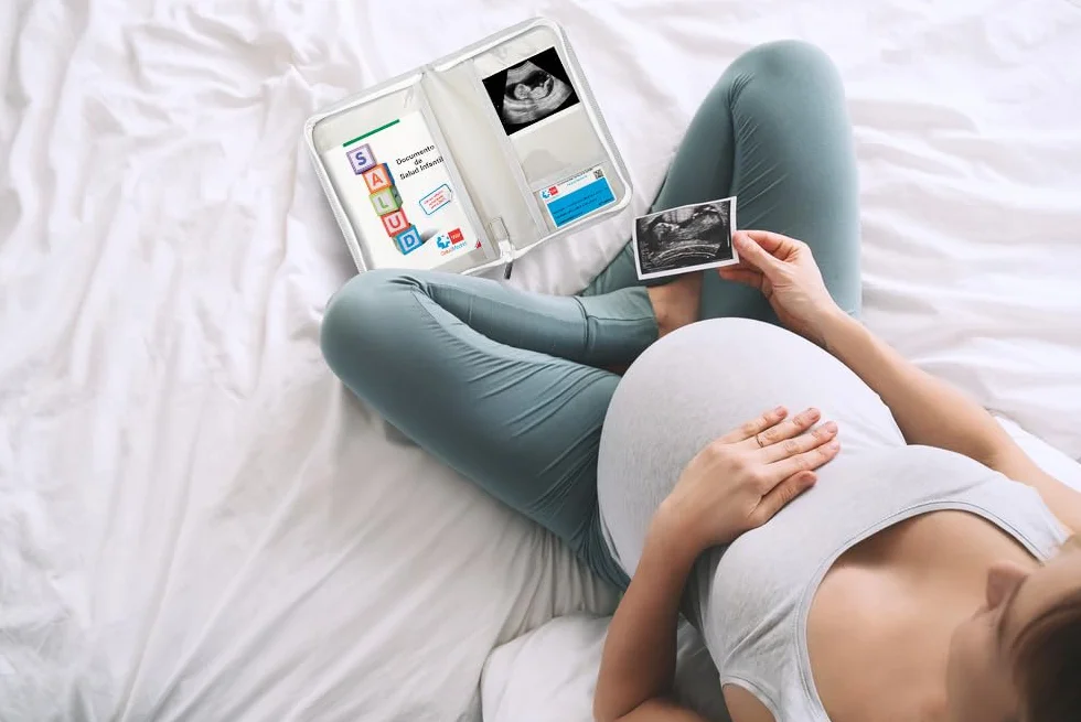 TENDS Protege carnet de sante bebe avec Porte document - Housse pratique pour documents essentiels