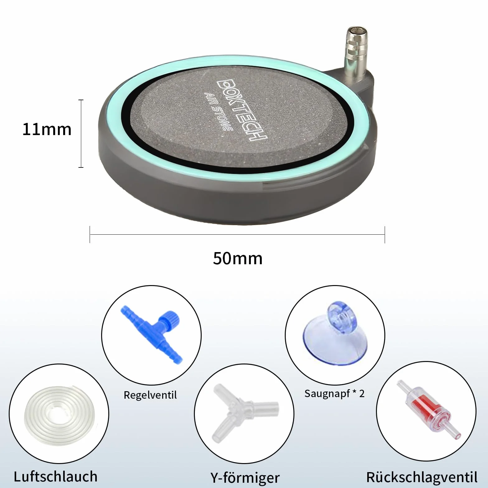 Boxtech Aquarium Nano Air Stone 50 mm – Dyfuzor Powietrza do Akwarium