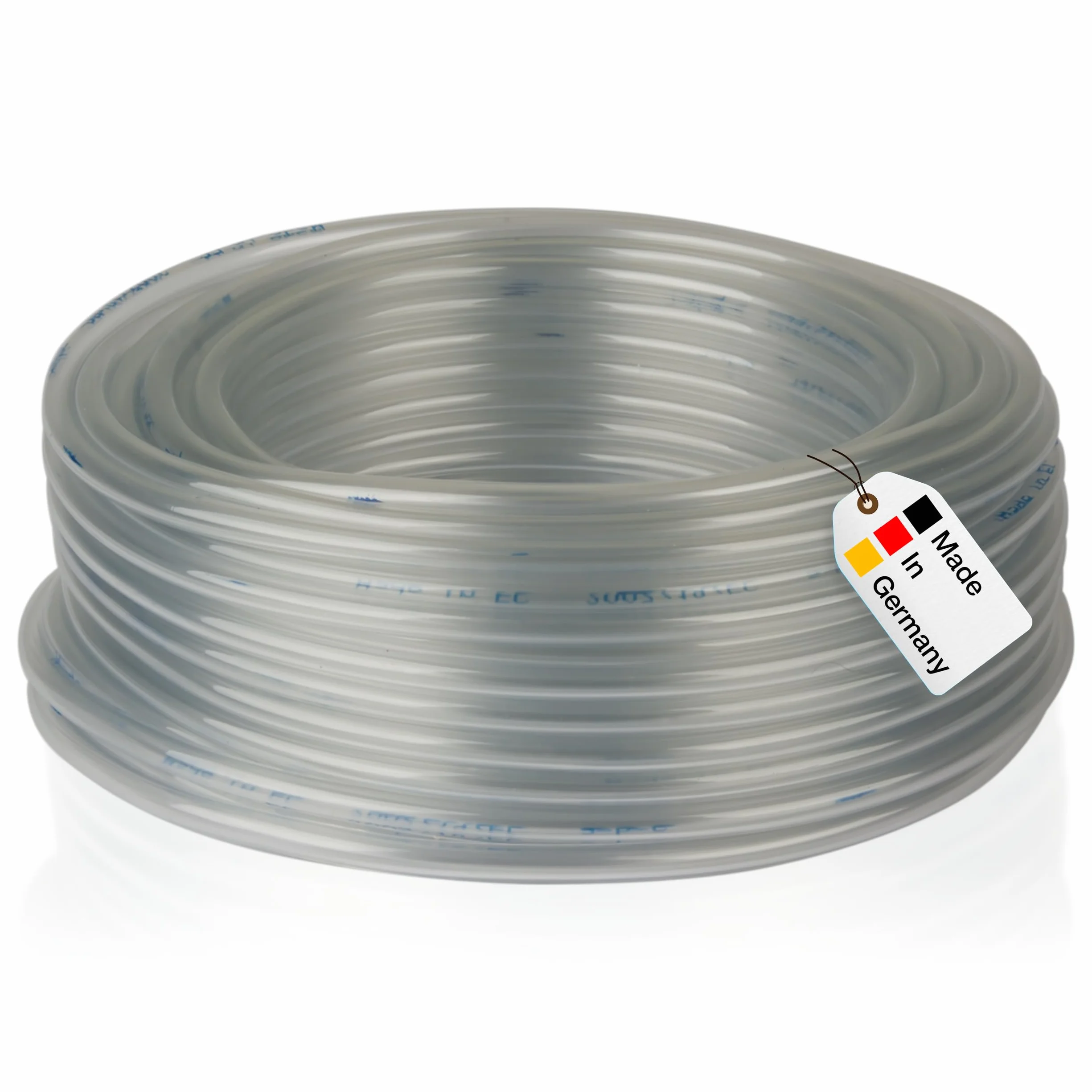 Tuyau d'air en PVC transparent 25 m 4 mm intérieur 6 mm extérieur pour bassins et aquariums