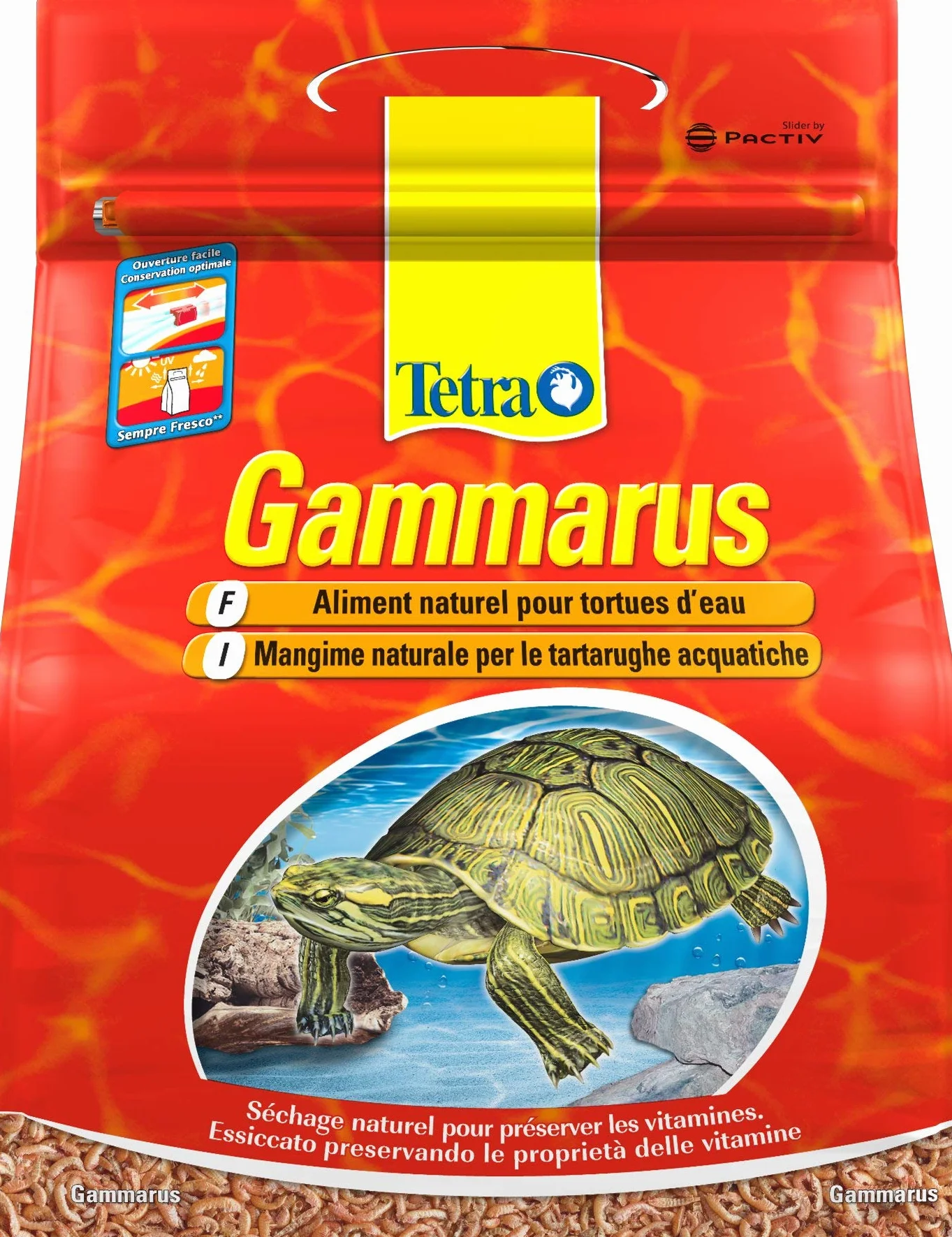Tetra Gammarus Aliment 100% naturel pour tortues aquatiques Crevettes séchées 4L (400g)