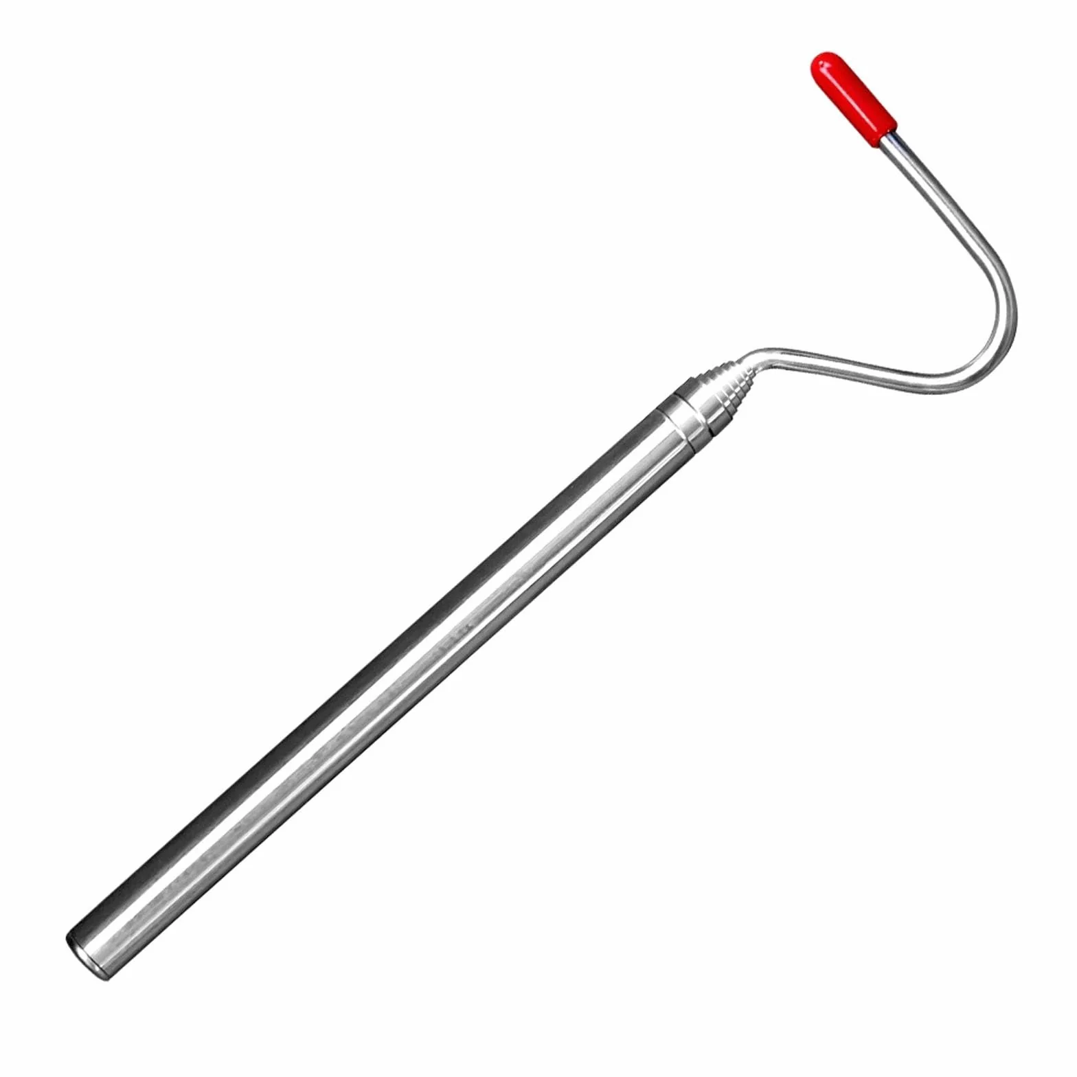 Crochet de serpent rétractable en acier inoxydable argenté