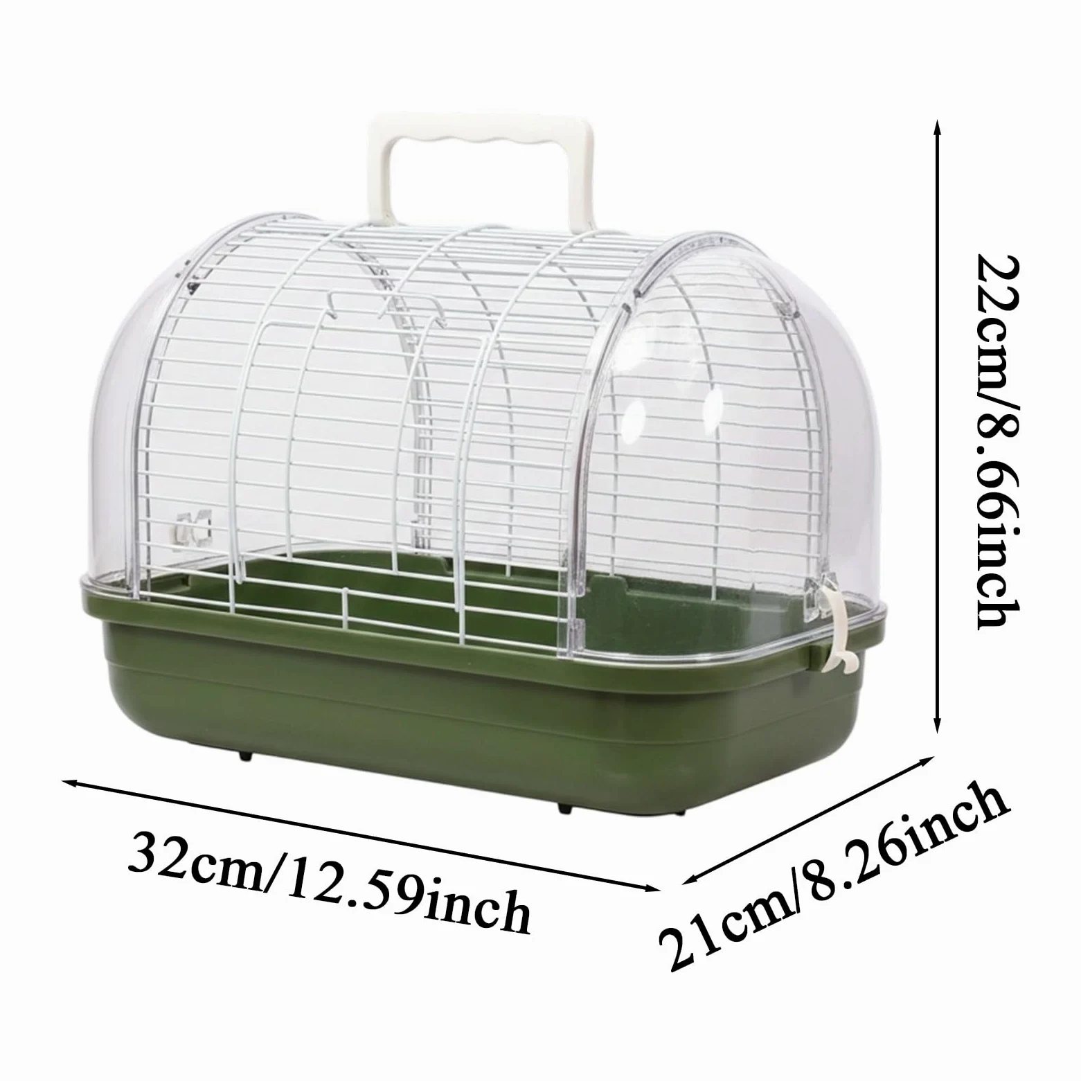 Cage De Pour Oiseaux De Compagnie Nid Avec Perchoir Debout Et Fenêtre | Cage D'Extérieur Pour Oiseaux pour Perruche, Canari, Calopsitte, Conure et Dragon Barbu