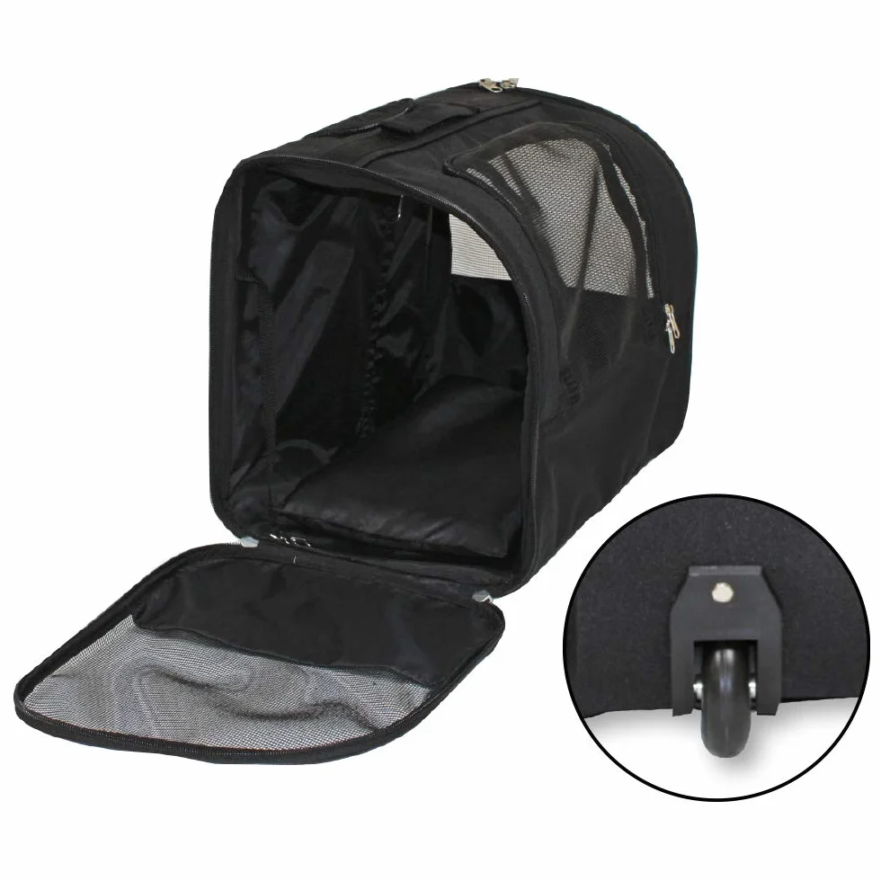 CROCI TROLLEY JOLIE 2 en 1 Sac Transport Chat Chien Petite Taille 44 x 33 x 28 cm