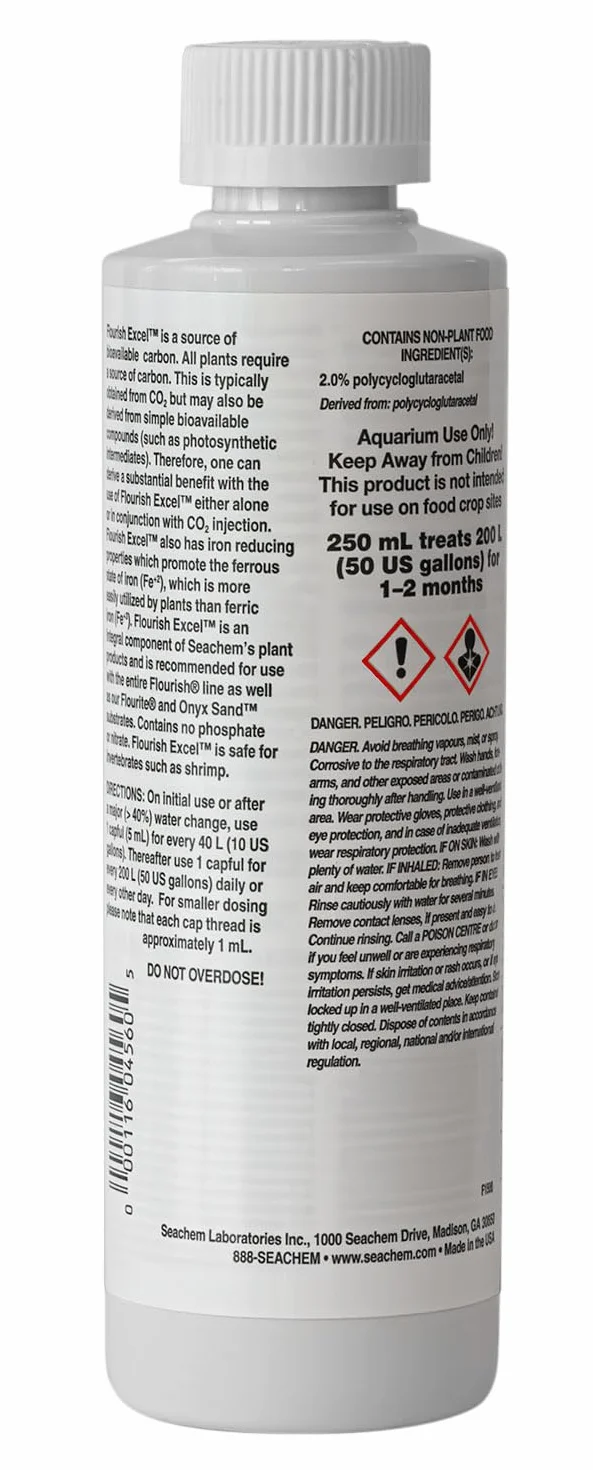 Flourish Excel Carbone Liquide, 250 ML