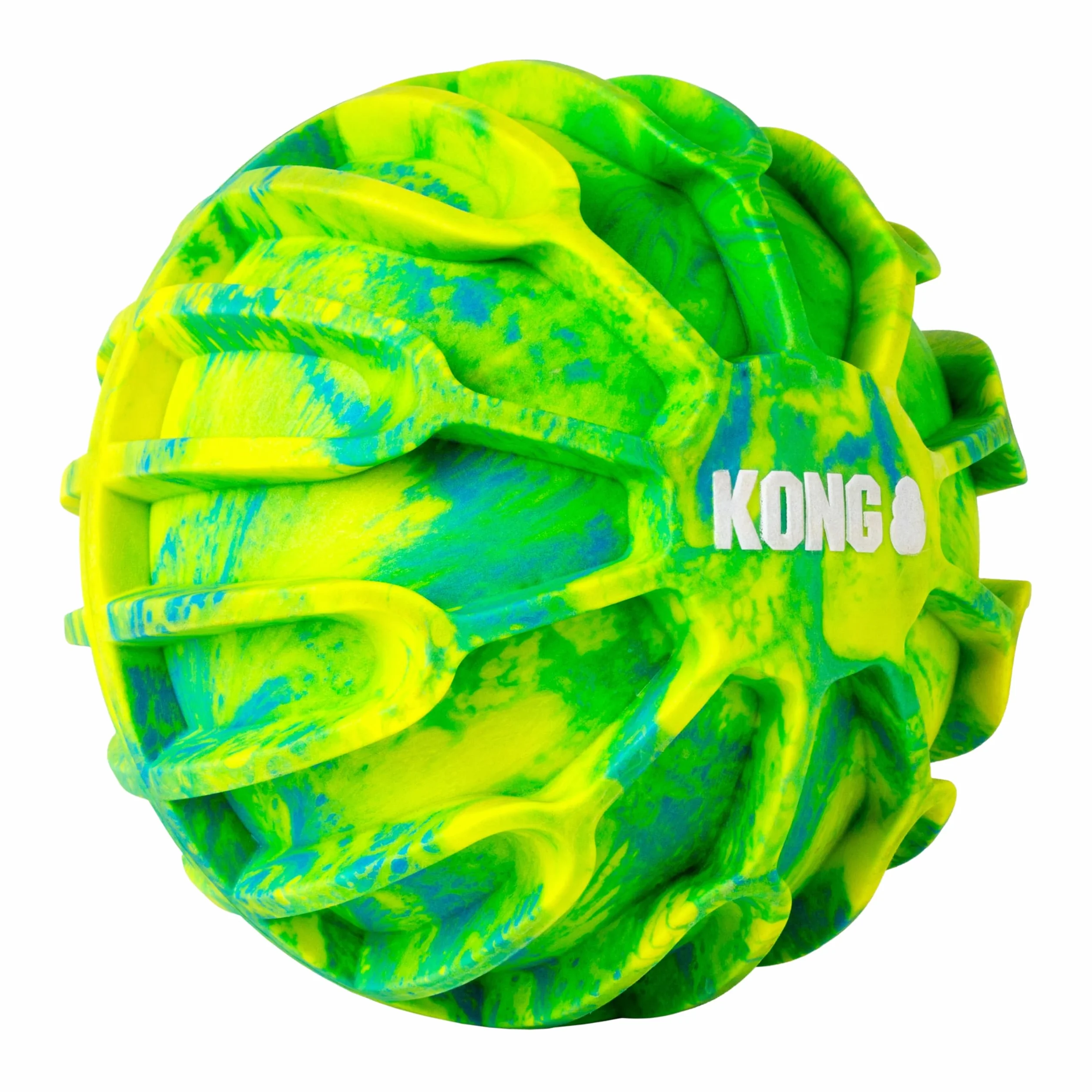 KONG Sport FlexBall duża piłka dla psa z piszczkiem i żłobieniami