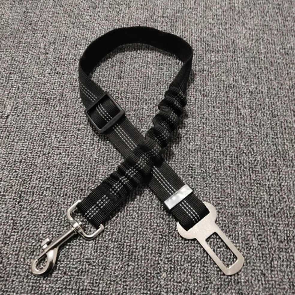 Corde De Remorquage Pour Animaux De Compagnie Ceinture de sécurité chien de sécurité de chien à niveau améliorée Ceinture de sécurité for animaux de compagnie de sécurité for véhicule Nylon de sécurit