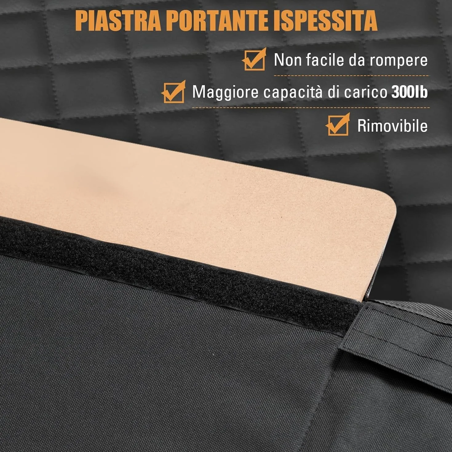 Protection Voiture Chien Siege Arriere Impermeable Anti-Rayures 8 Plaques Bois Dur SUV