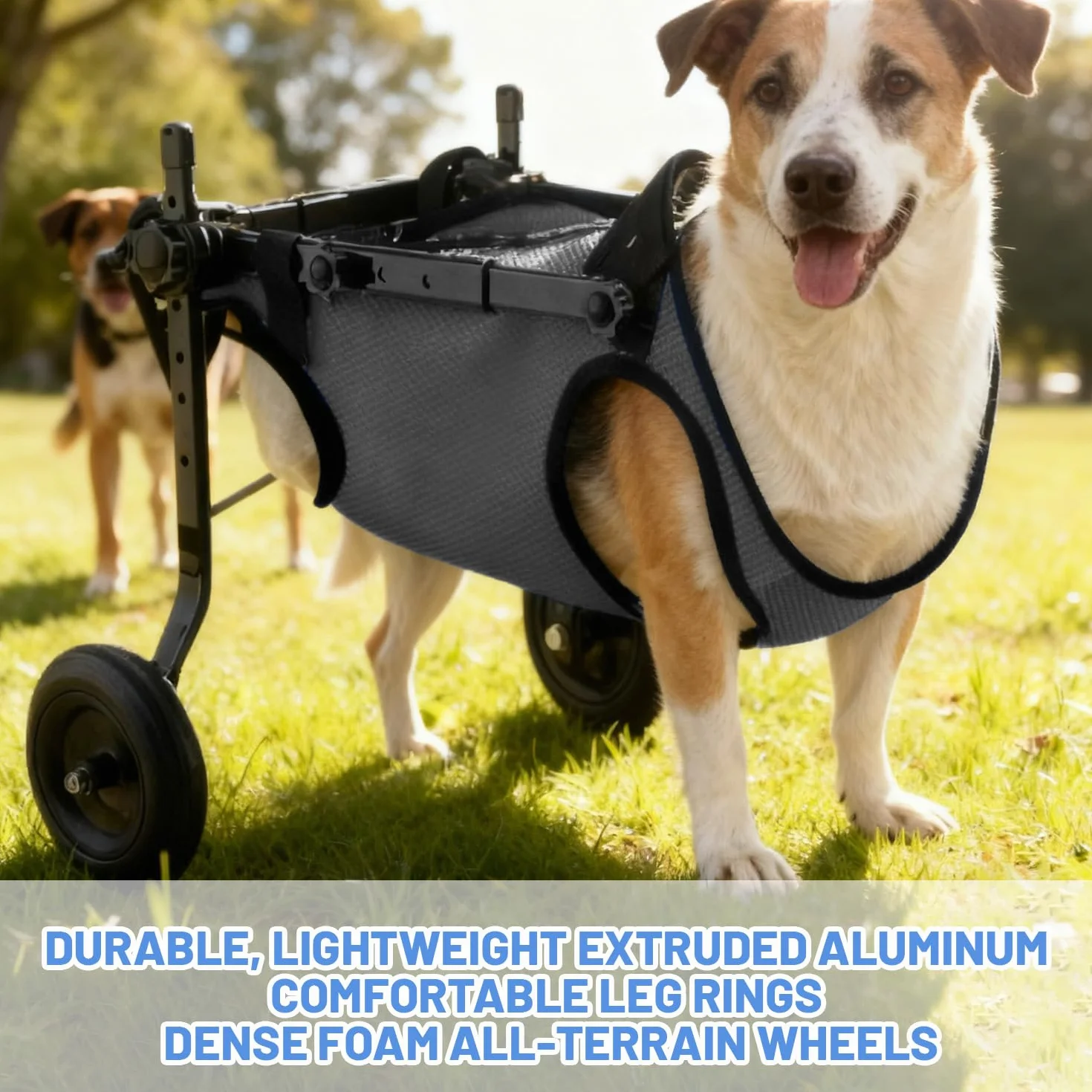 Petit fauteuil roulant pour chien pattes arrières taille S