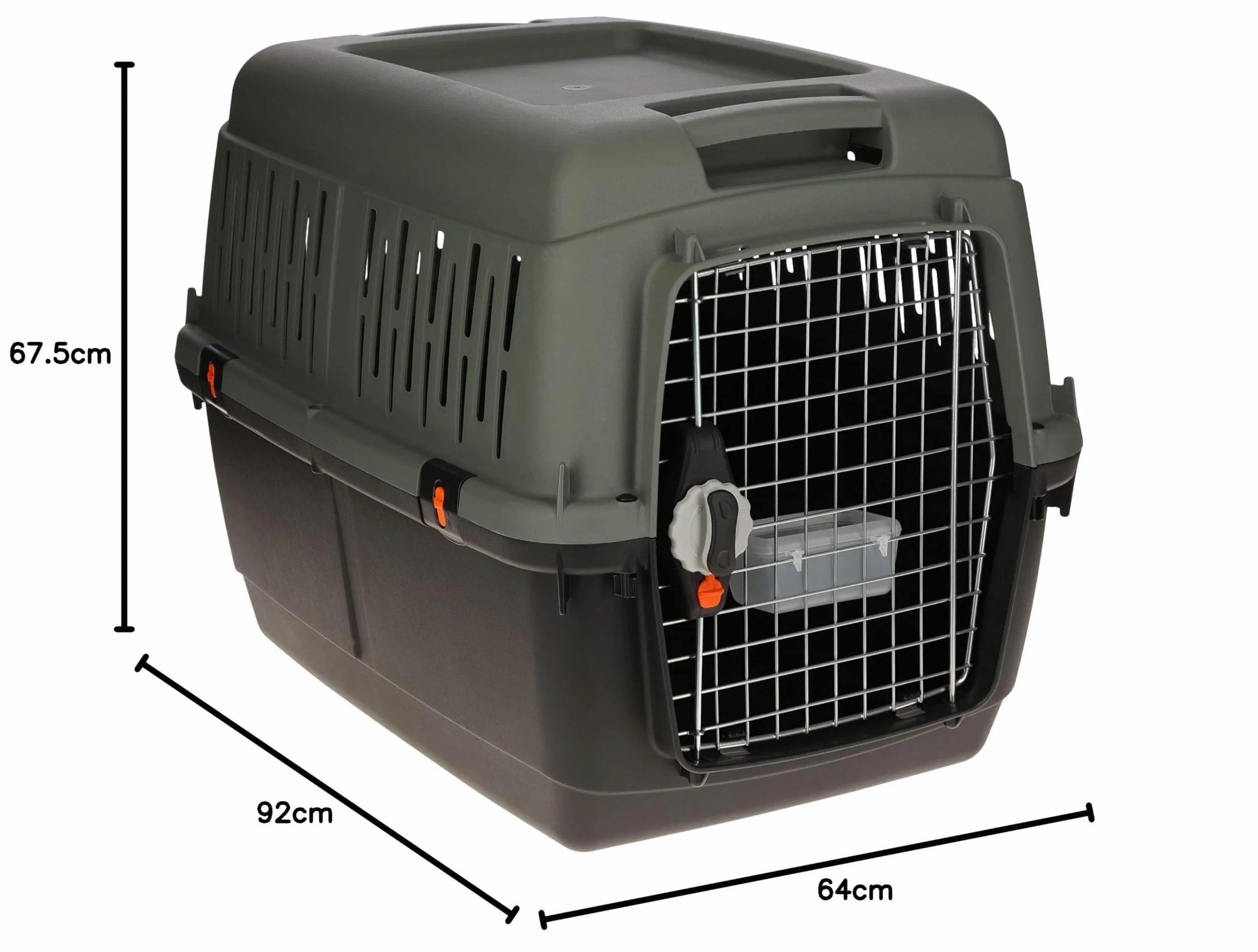 Kerbl Pet Cage de Transport Eco 92 x 64 x 67,5 cm Plastique 25-50 kg Chiens