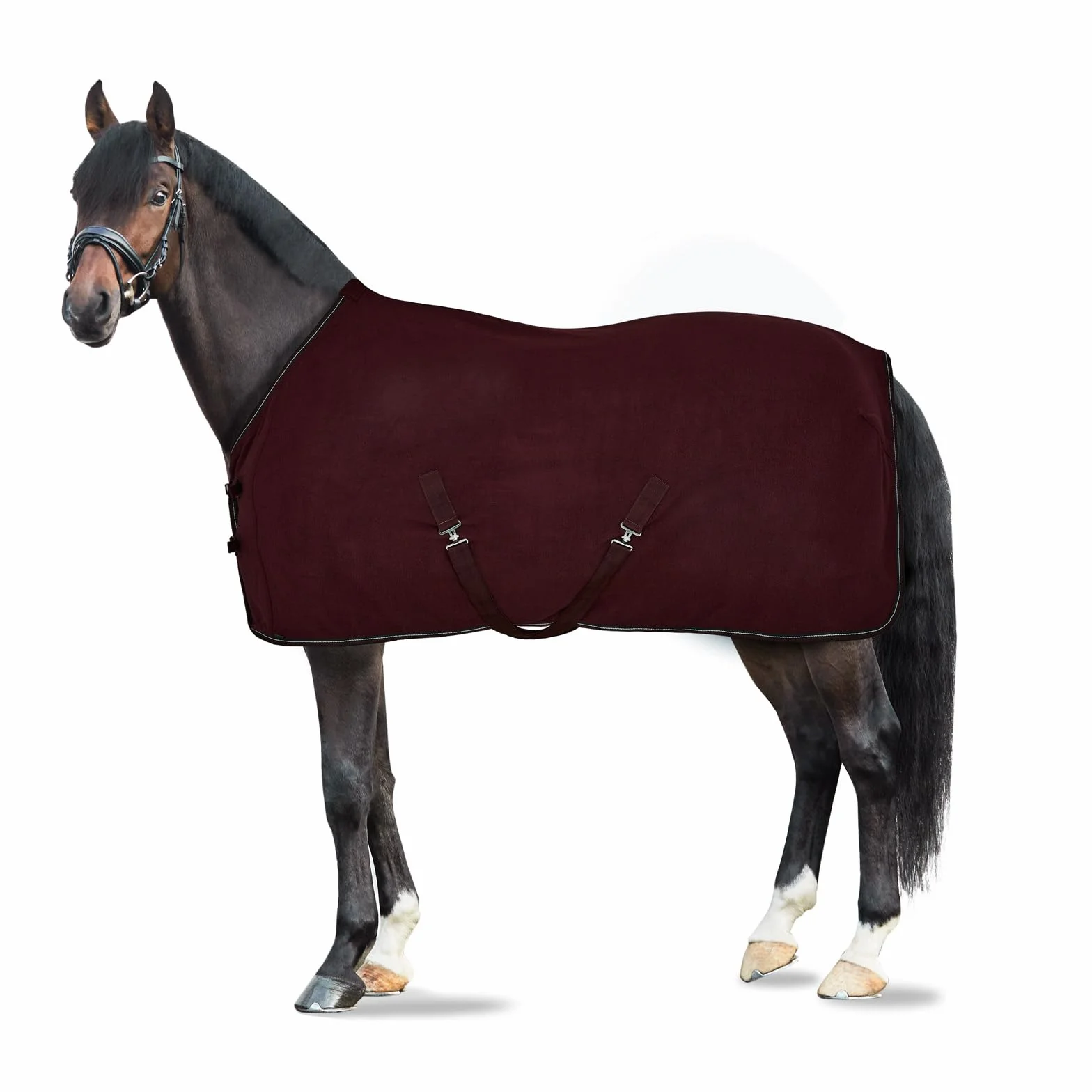 HORZE Couverture Polaire Kiel Rouge 155