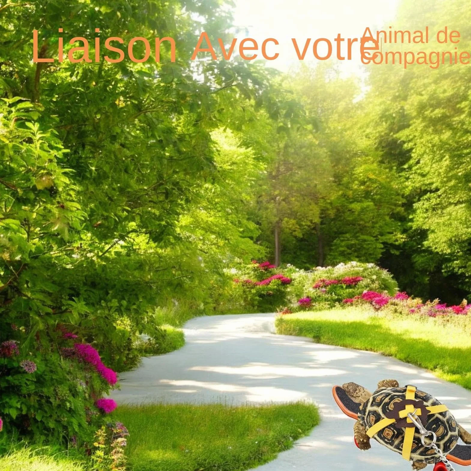 Harnais de Tortue avec Corde de Marche réglable, Jouet de Skateboard pour Tortue