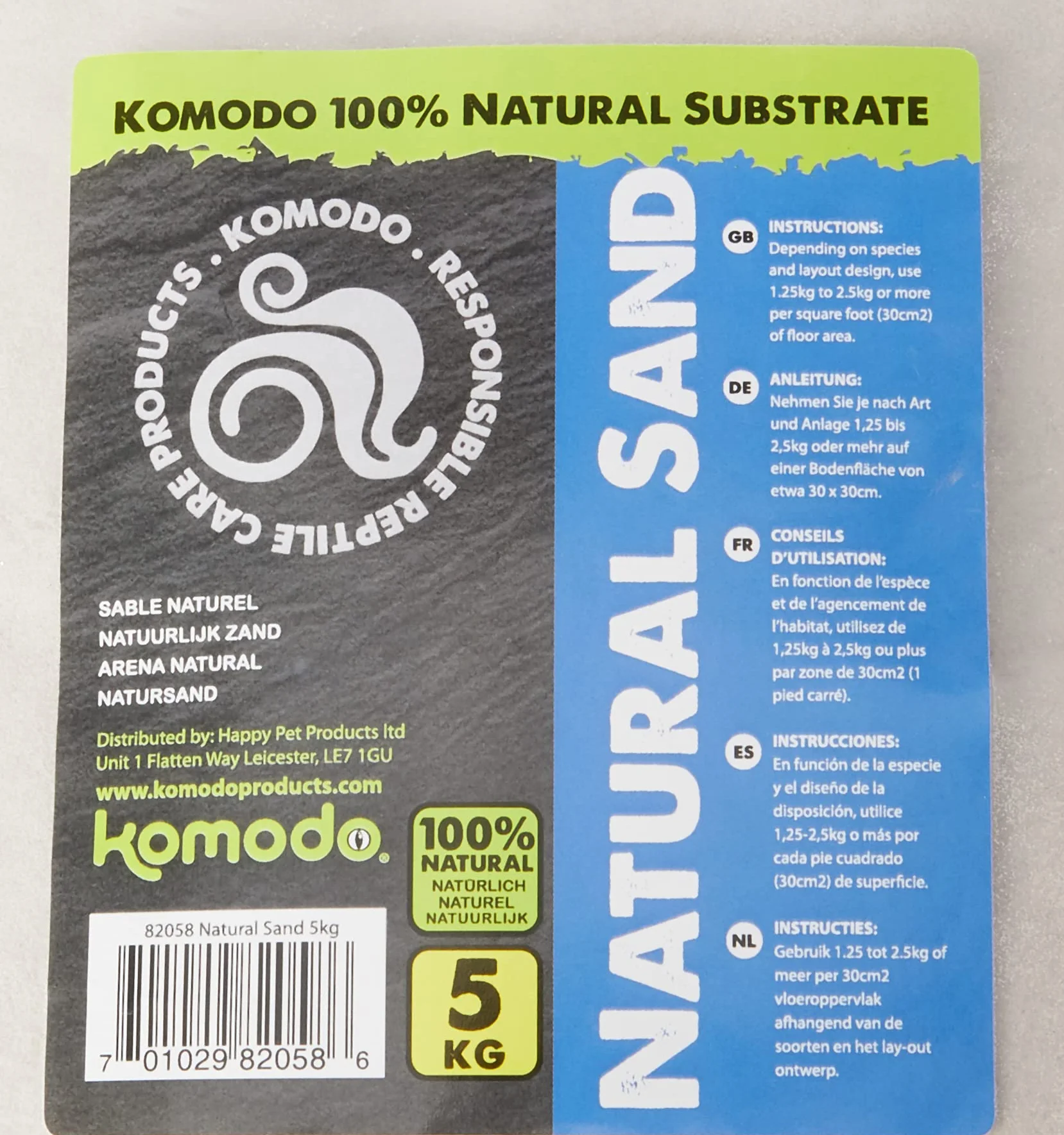 Komodo Naturel Sable 5 kg