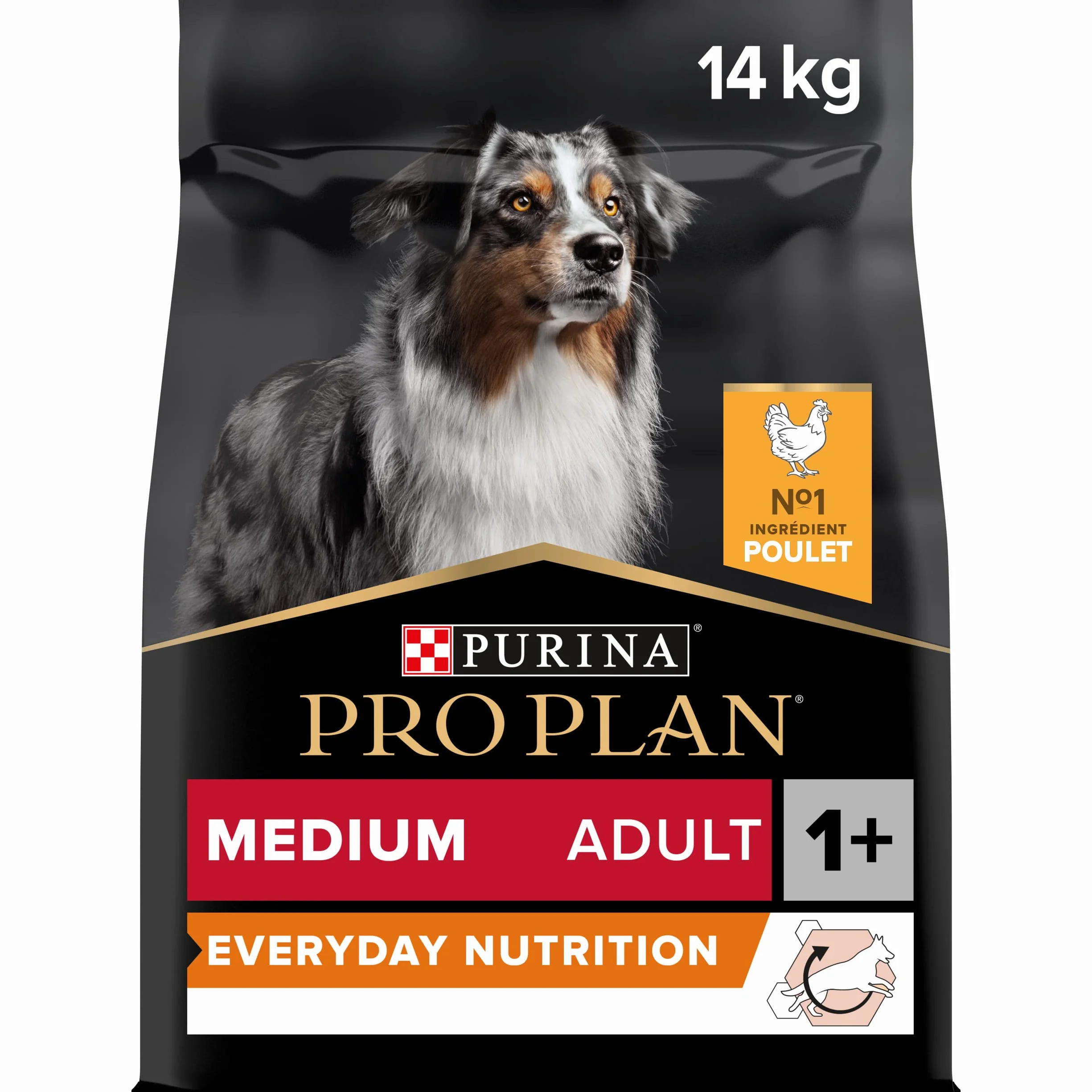 PURINA PRO PLAN Croquettes pour Chien Adulte Taille Moyenne Riche en Poulet 14kg