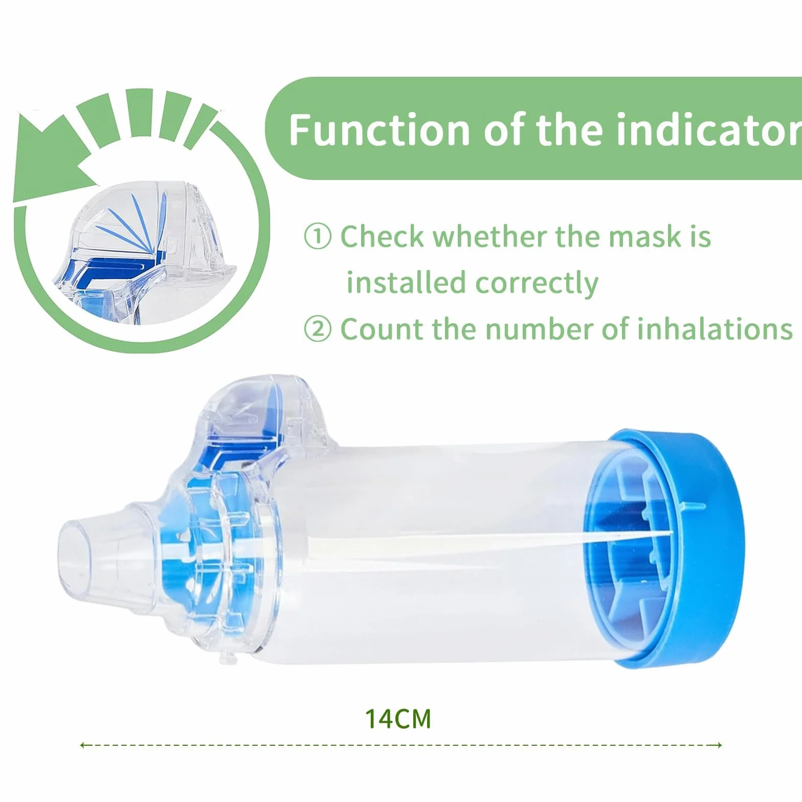 Inhalateur pour Chats avec Masque en Silicone (S) - Chambre d'Aérosol pour Animaux Domestiques