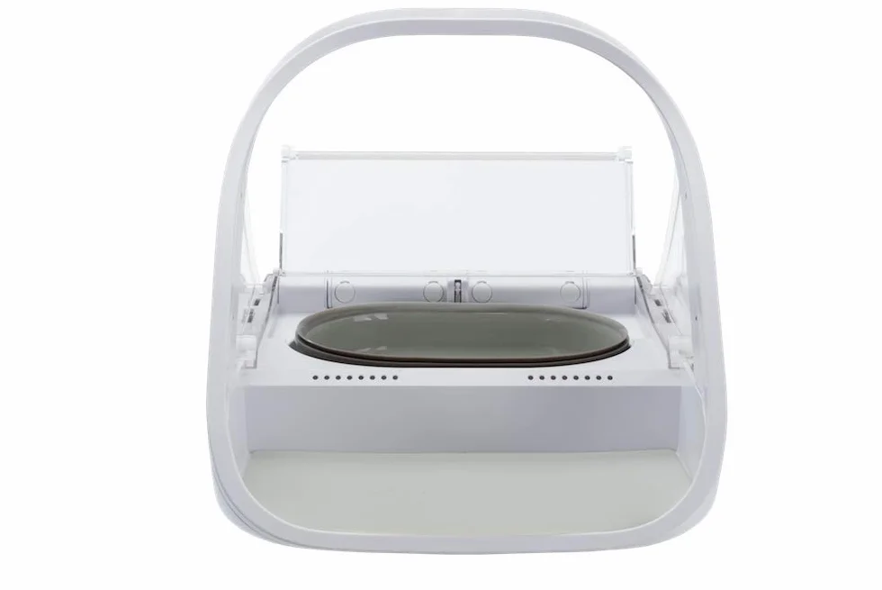 Sure PetCare Distributeur de Nourriture Connect à Puce électronique SureFeed, Compatible RFID, Application Mobile, Blanc