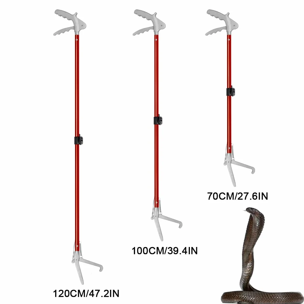 Pince à Serpent 120cm Outil Professionnel pour Attraper Les Reptiles
