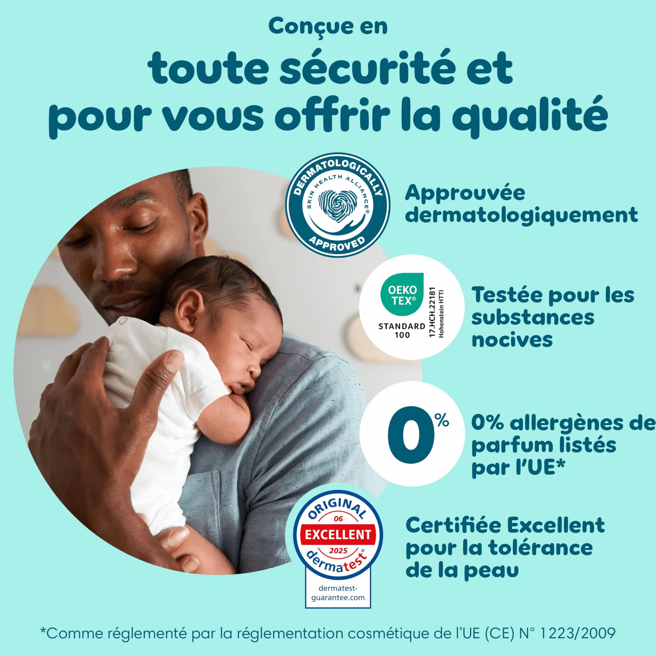 Pampers Premium Protection Taille 3, 148 Couches, 6kg-10kg, Pack 1 Mois + 10 Lingettes